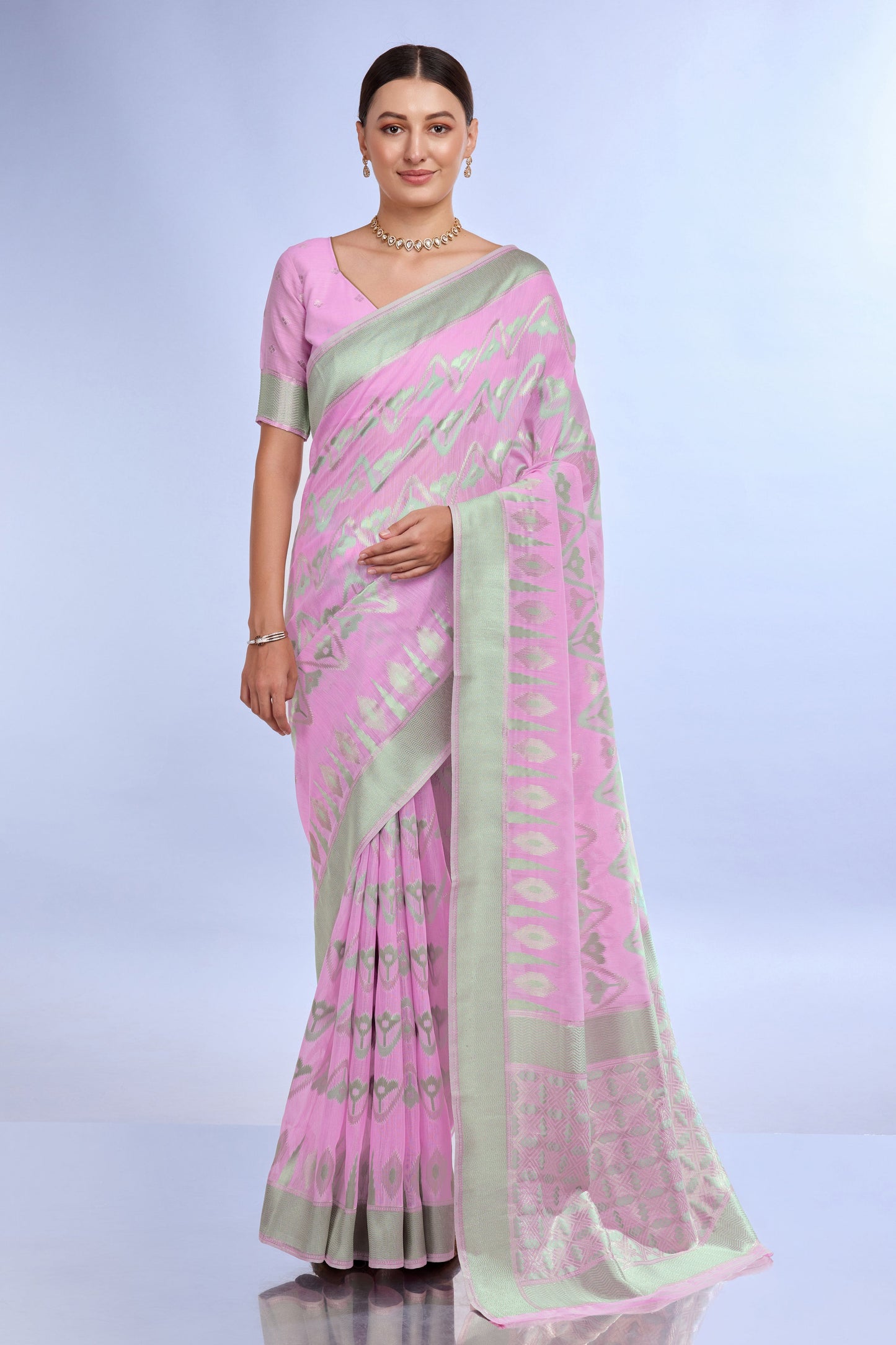 purple-woven-linen-saree-zb132211_1_SareeButa.com