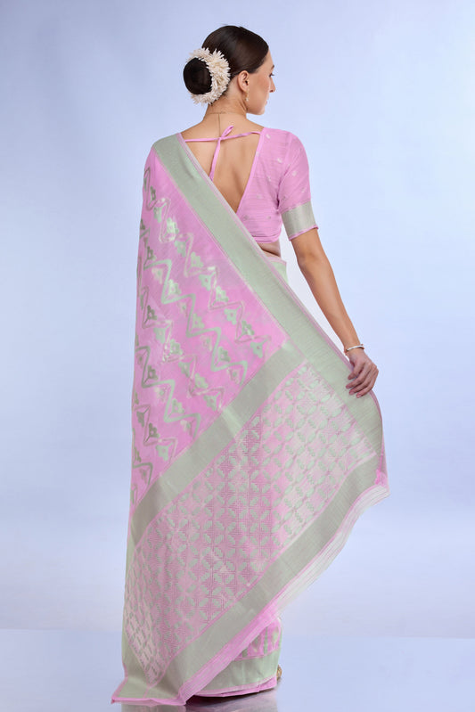 purple-woven-linen-saree-zb132211_2_SareeButa.com