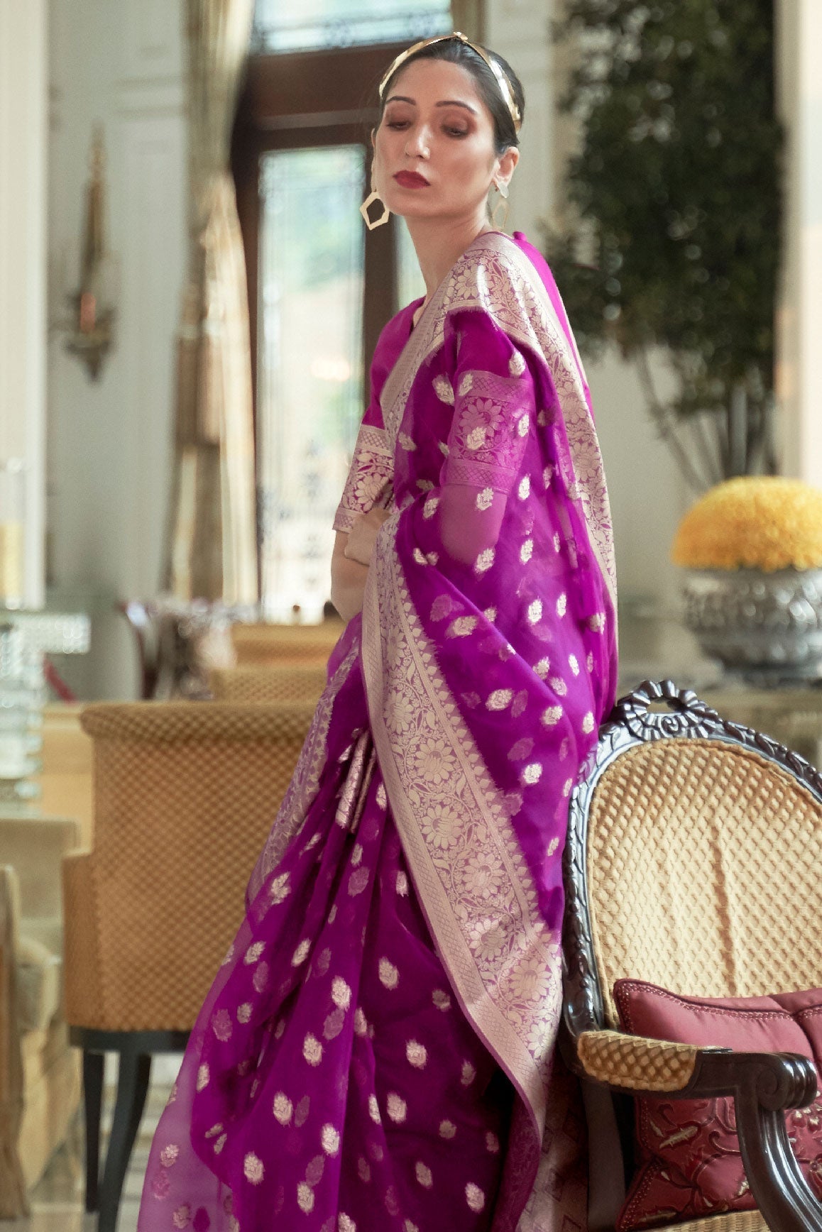 purple-woven-organza-saree-zb131272_2_SareeButa.com