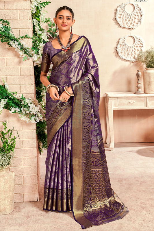 Purple Zari Work Silk Saree-ZB133061_1_SareeButa.com