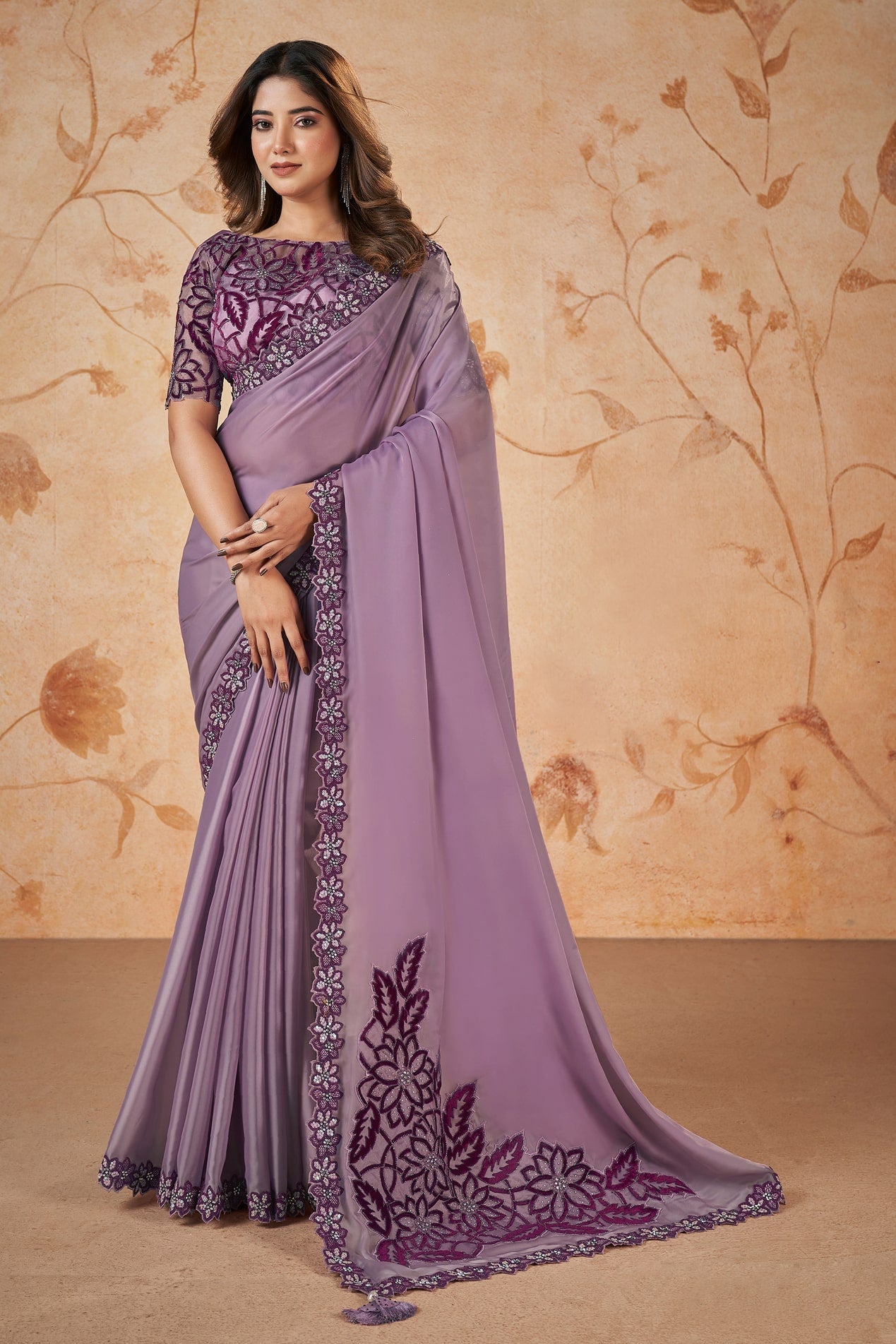 purple-crepe-satin-silk-saree-zb140006_1_SareeButa.com