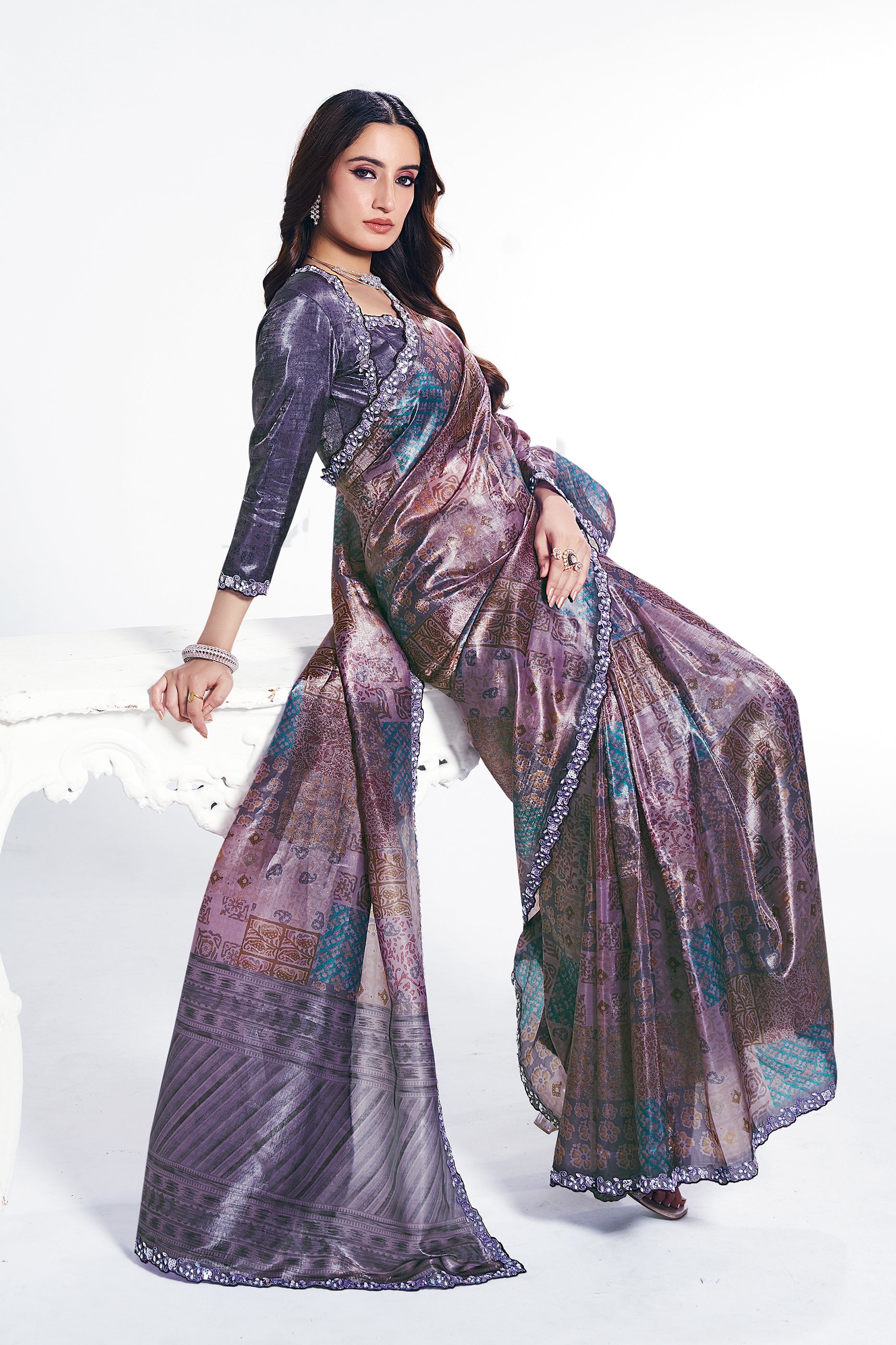 Purple Digital Printed Paper Silk Saree-SAR10262_4_SareeButa.com