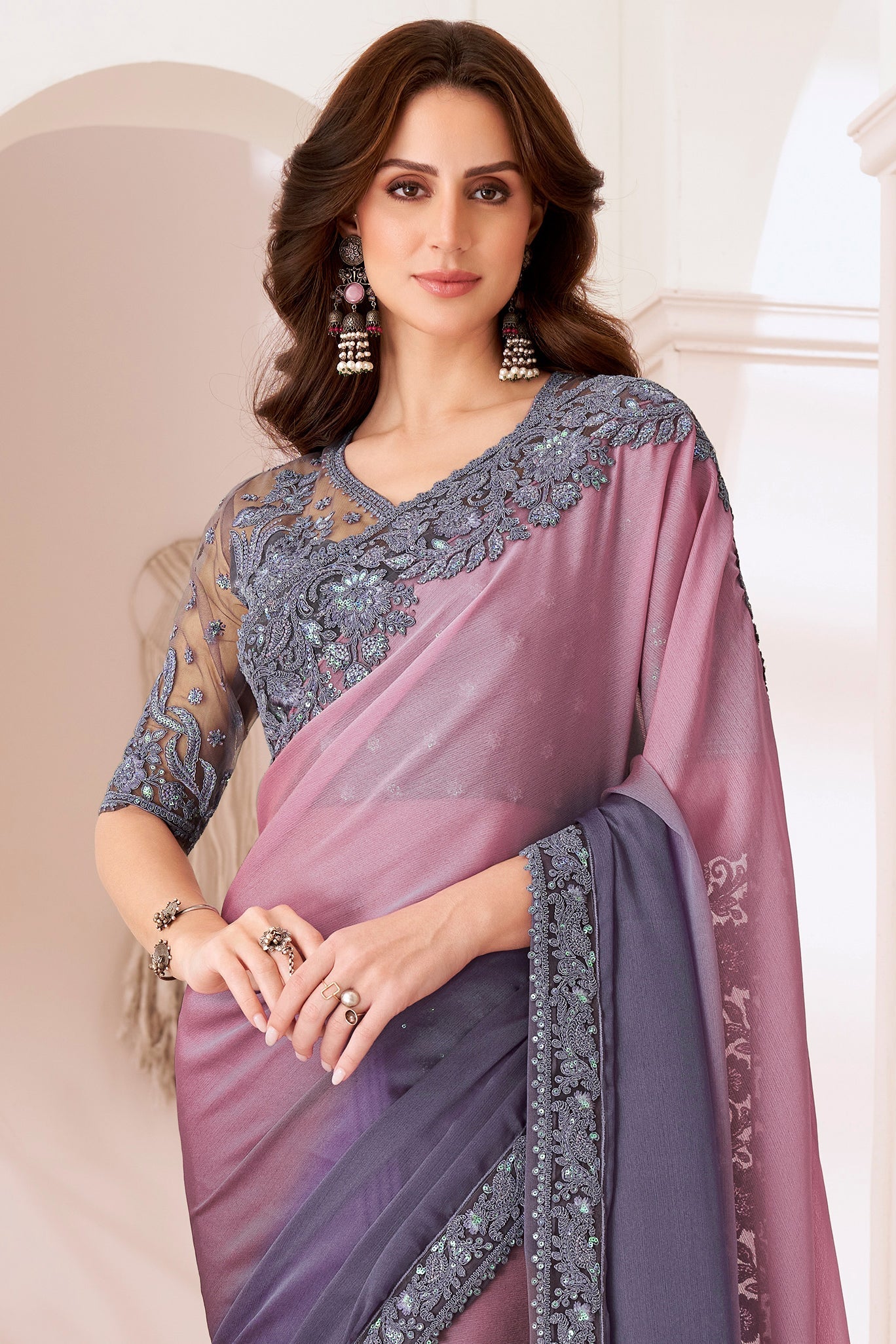 purple-embroidered-chiffon-saree-zb132147_3_SareeButa.com