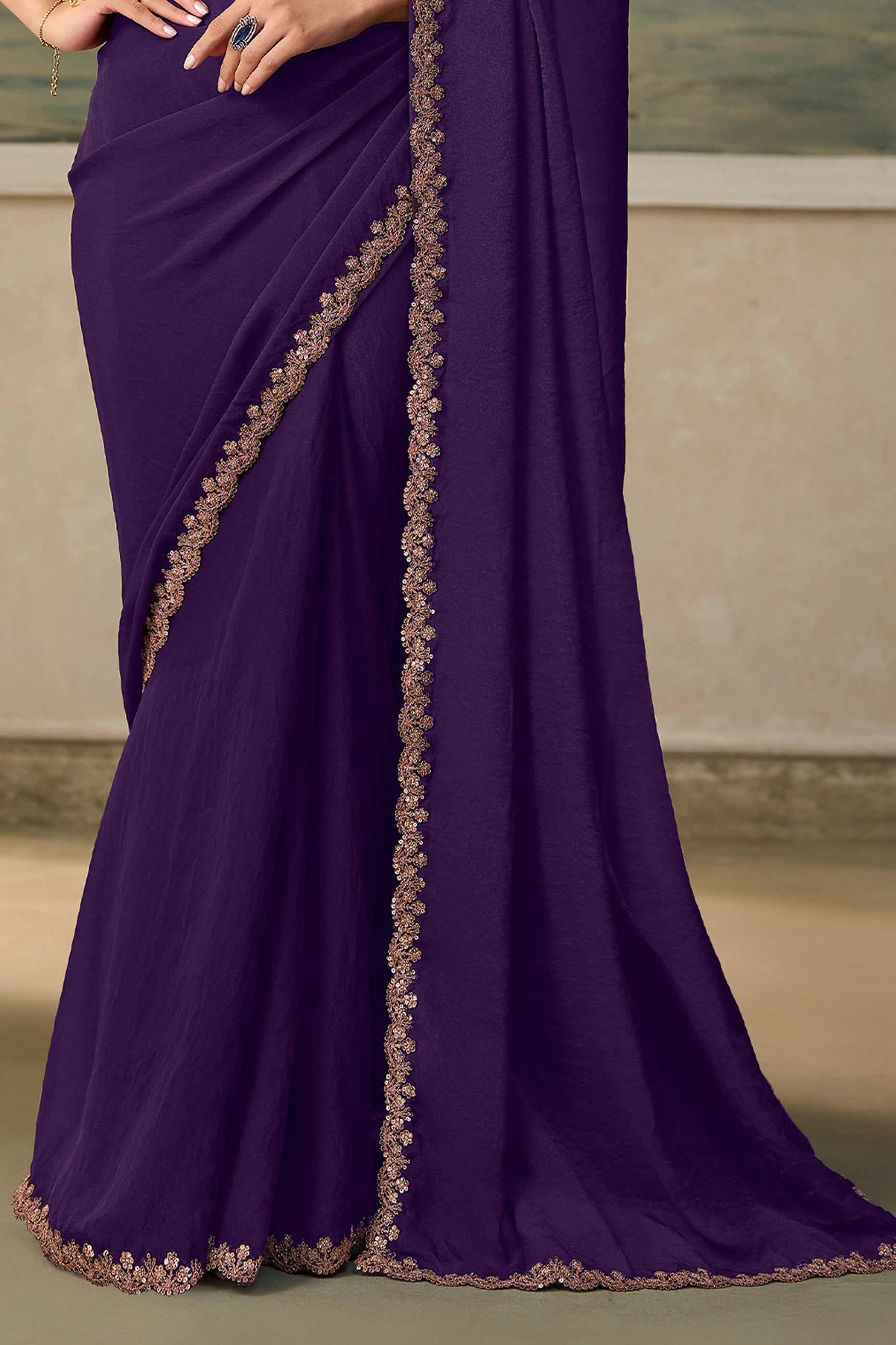 Purple Embroidered Georgette Saree-SAR13182_6_SareeButa.com