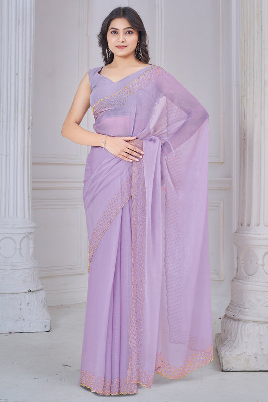 Purple Embroidered Soft Silk Saree-SAR10759_1_SareeButa.com
