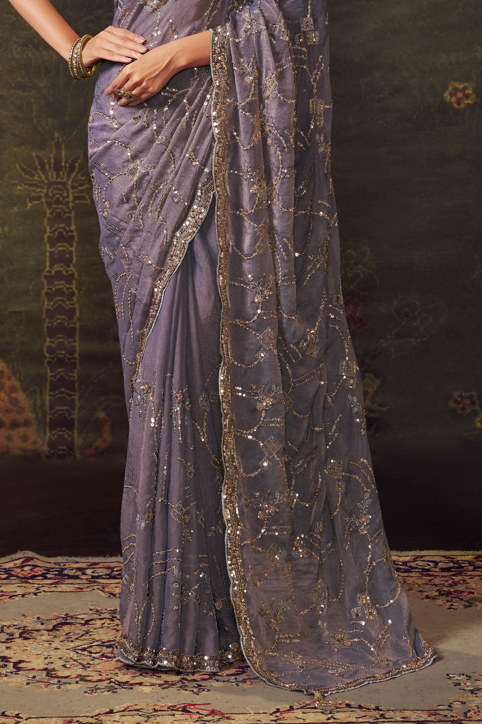 Purple Embroidered Tissue Saree-SAR11174_4_SareeButa.com