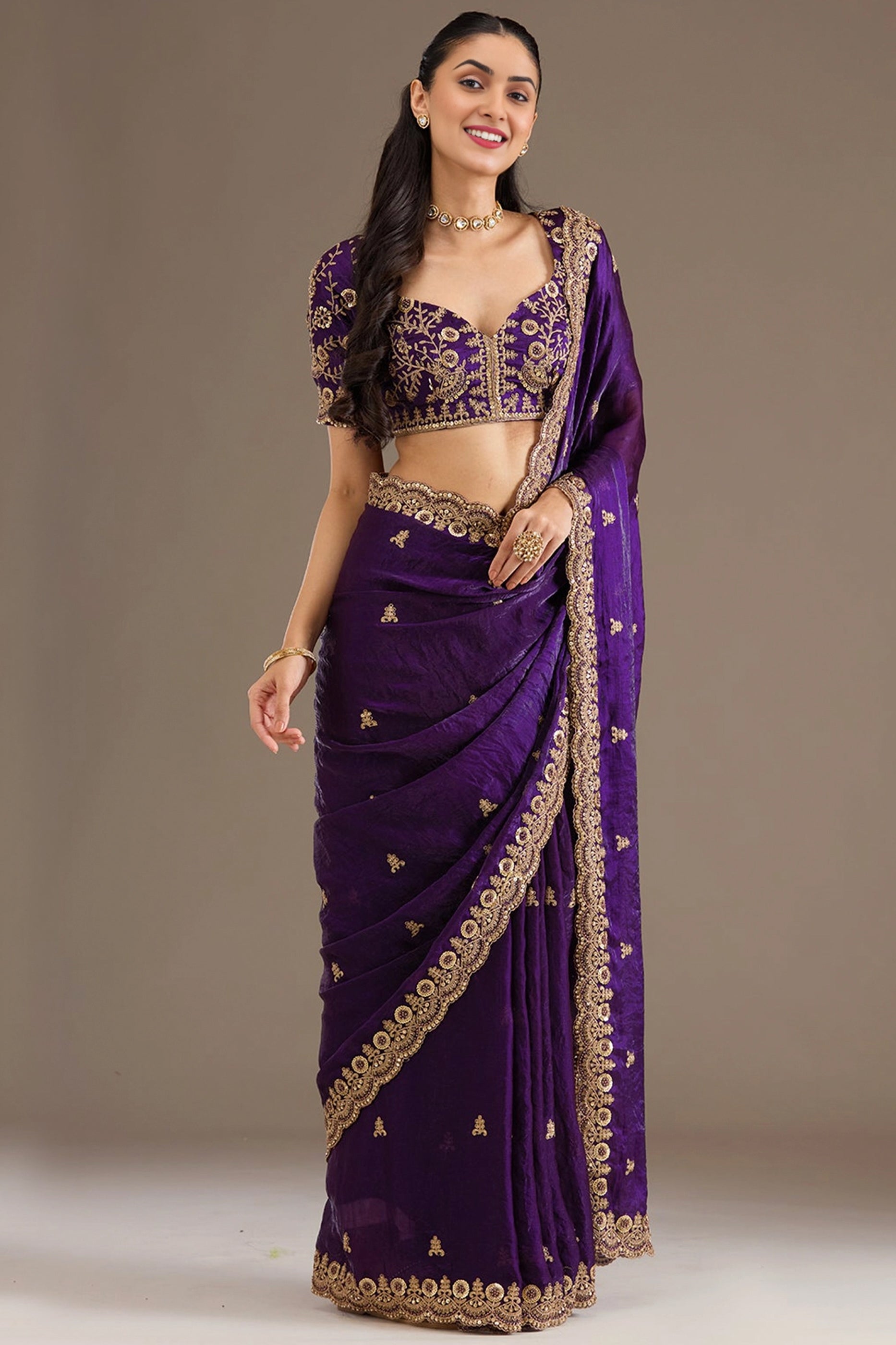Purple Embroidered Tissue Saree-SAR12579_1_SareeButa.com