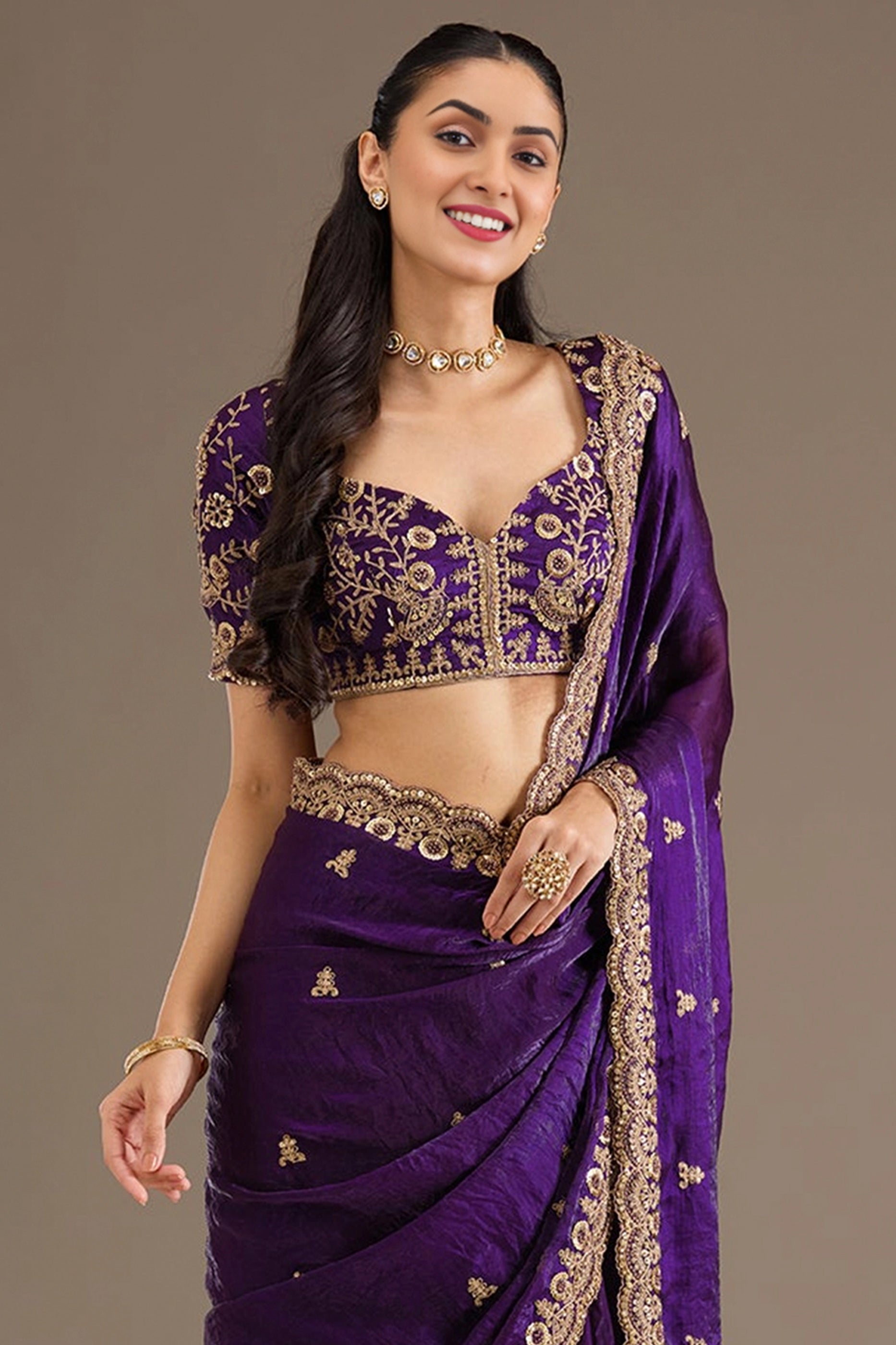 Purple Embroidered Tissue Saree-SAR12579_2_SareeButa.com