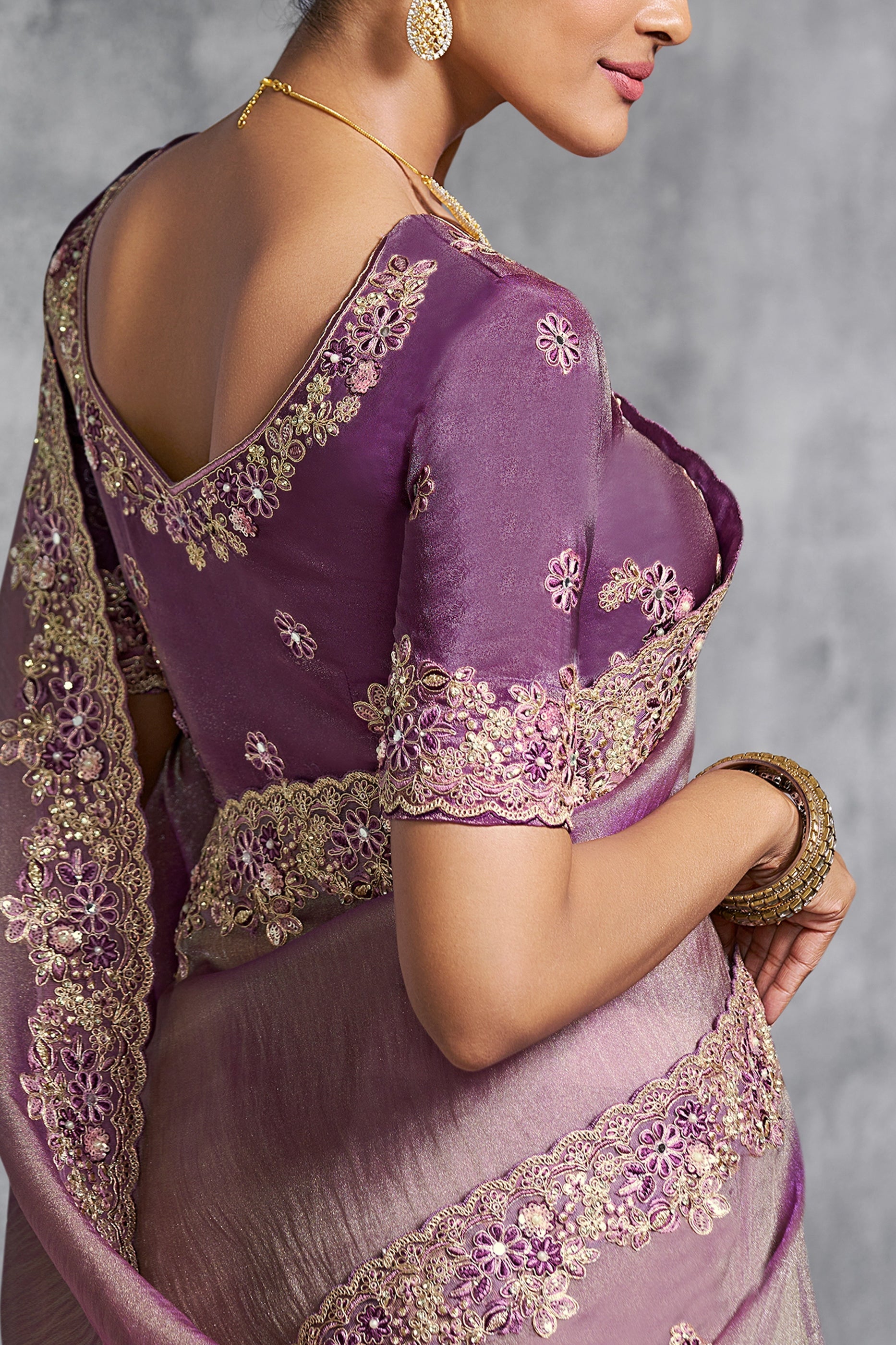 Purple Embroidered Tissue Silk Saree-SAR10452_3_SareeButa.com