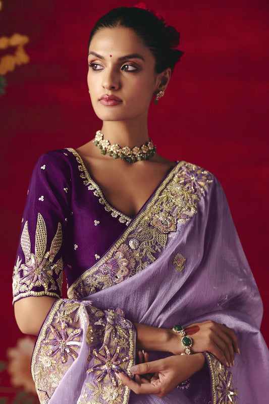 Purple Embroidered Tissue Silk Saree-SAR11456_2_SareeButa.com