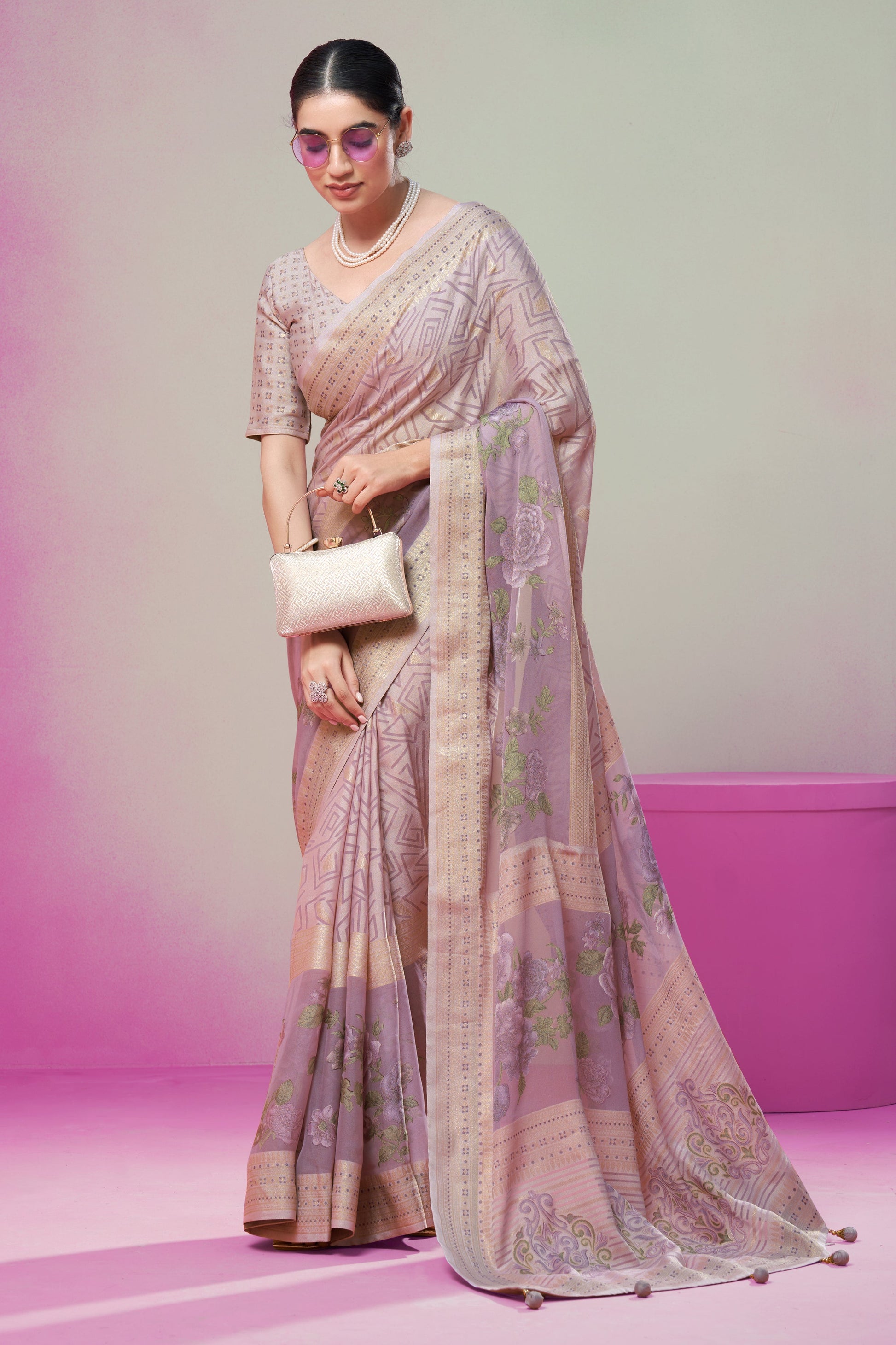 Purple Georgette Brasso Saree-ZB134174_1_SareeButa.com