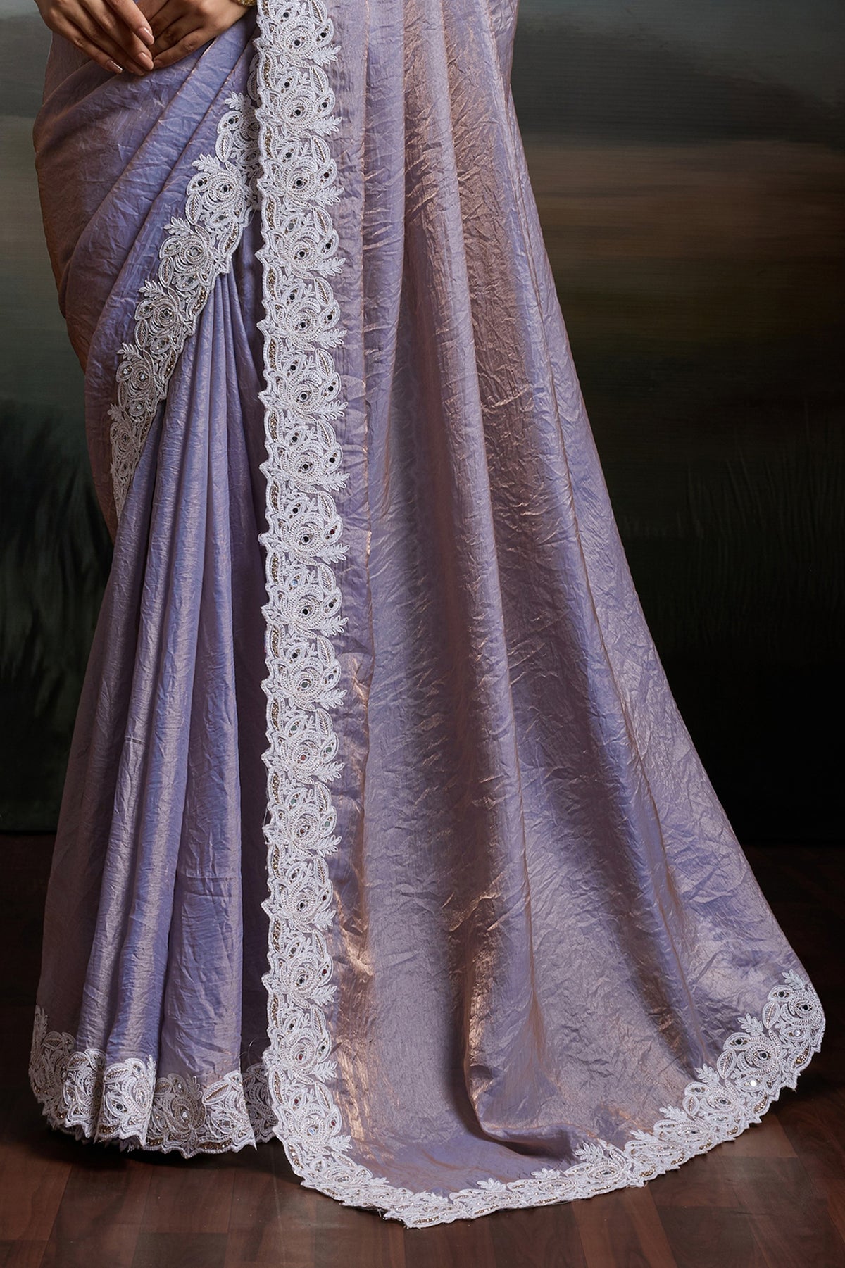 Purple Metallic Satin Velvet Saree-SAR12920_6_SareeButa.com