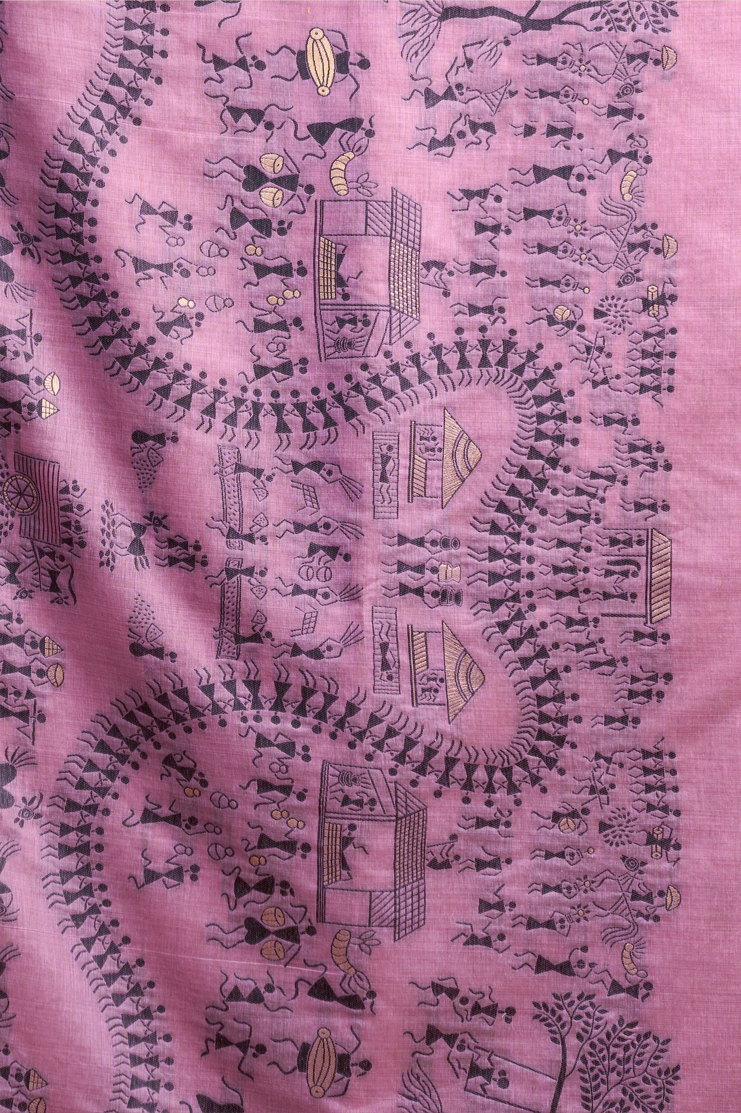 Purple Printed Modal Cotton Saree-SAR12643_4_SareeButa.com