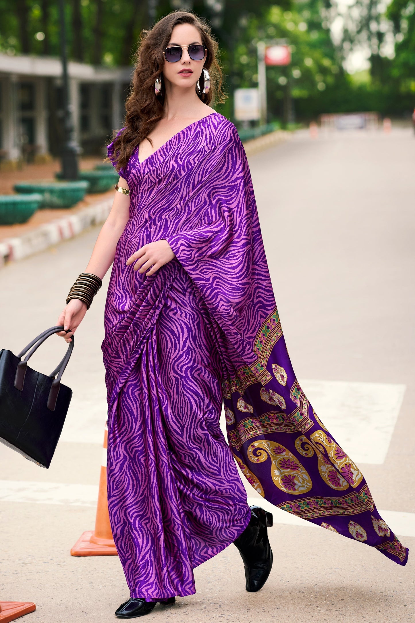 purple-printed-satin-saree-zb132475_1_SareeButa.com