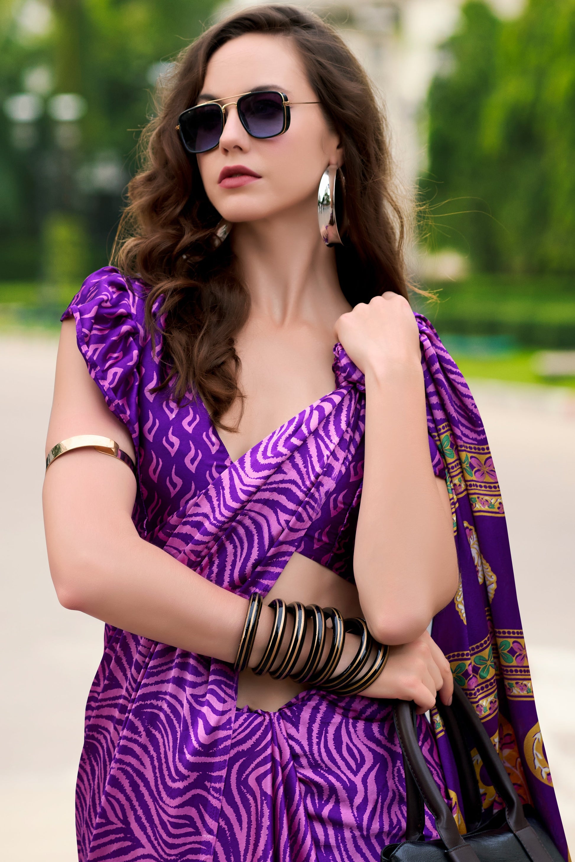 purple-printed-satin-saree-zb132475_2_SareeButa.com