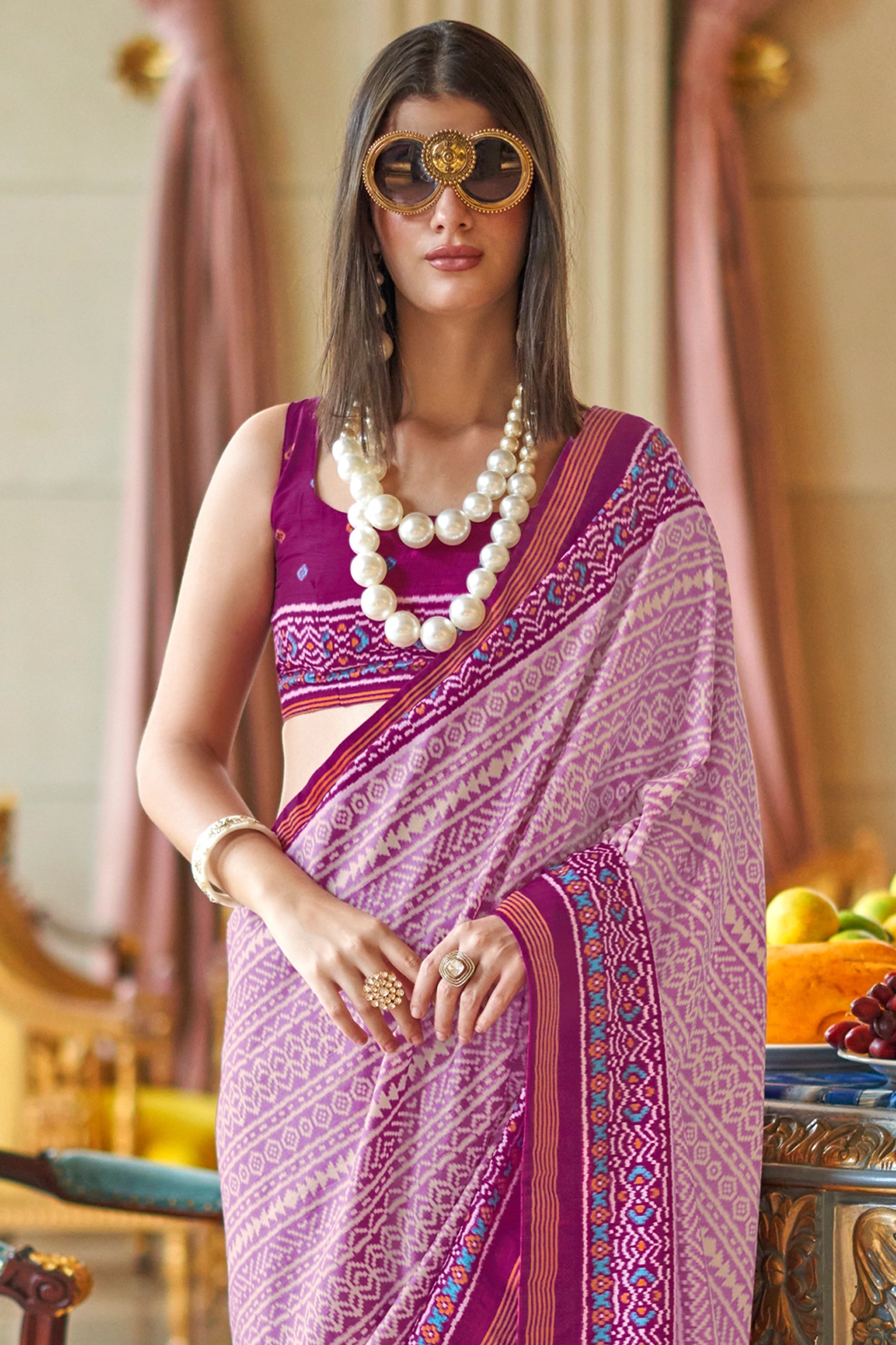 Purple Printed Silk Saree-SAR11352_3_SareeButa.com