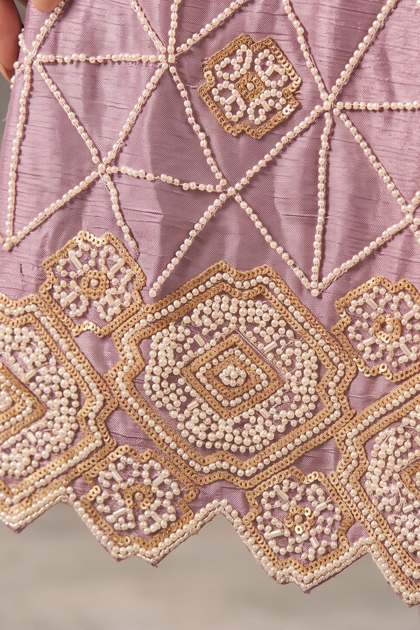 Purple Readymade Bead Work Chinon Suit-SAR12983_4_SareeButa.com