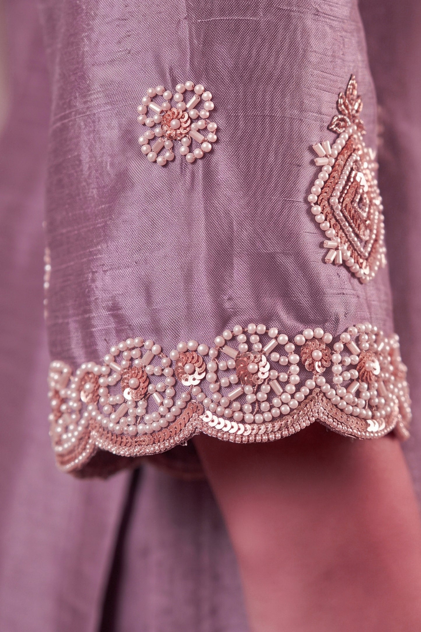Purple Readymade Bead Work Chinon Suit-SAR12983_5_SareeButa.com