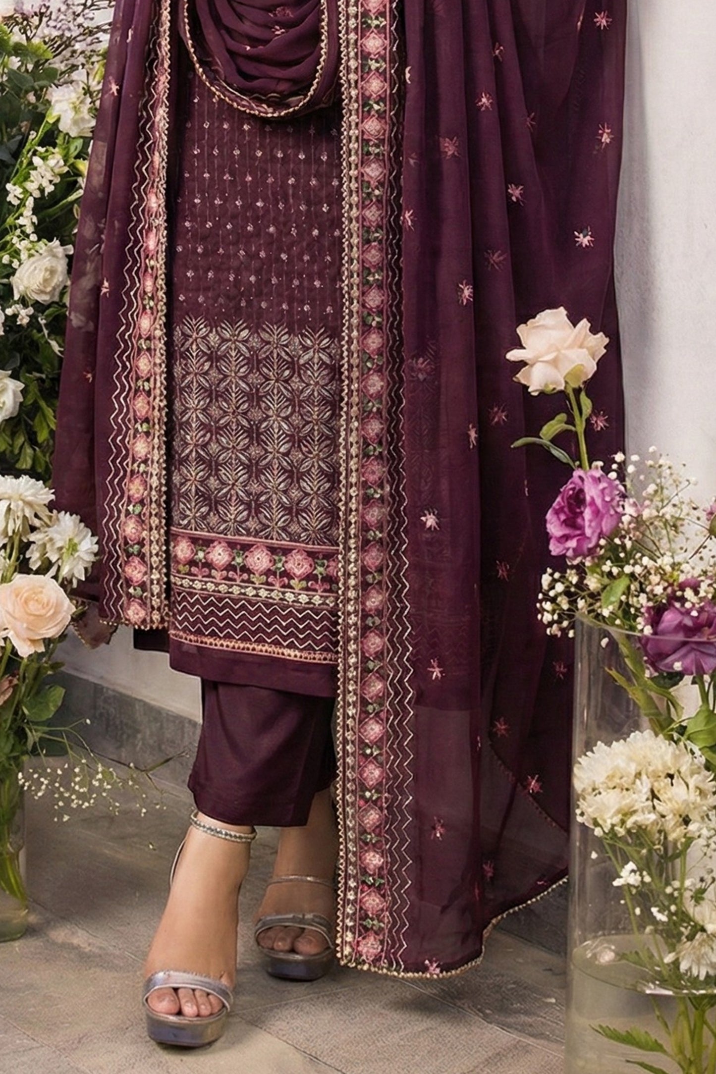 Purple Readymade Embroidered Georgette Suit-SAR12765_5_SareeButa.com