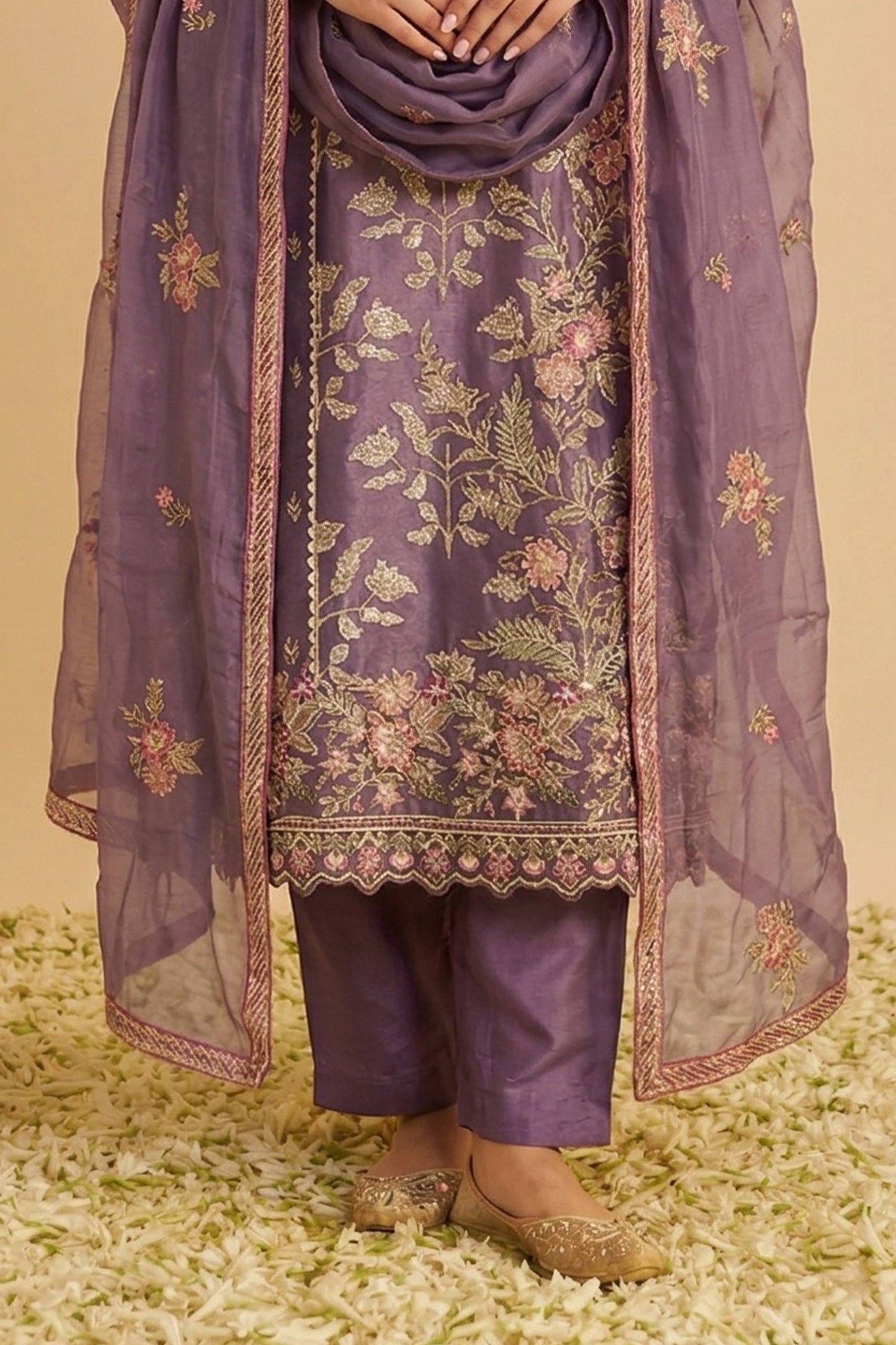 Purple Readymade Embroidered Simar Silk Suit-SAR12757_4_SareeButa.com