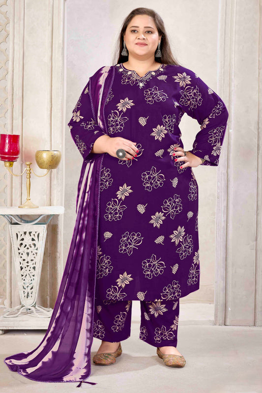 Purple Readymade Rayon Suit-SAR11768_1_SareeButa.com