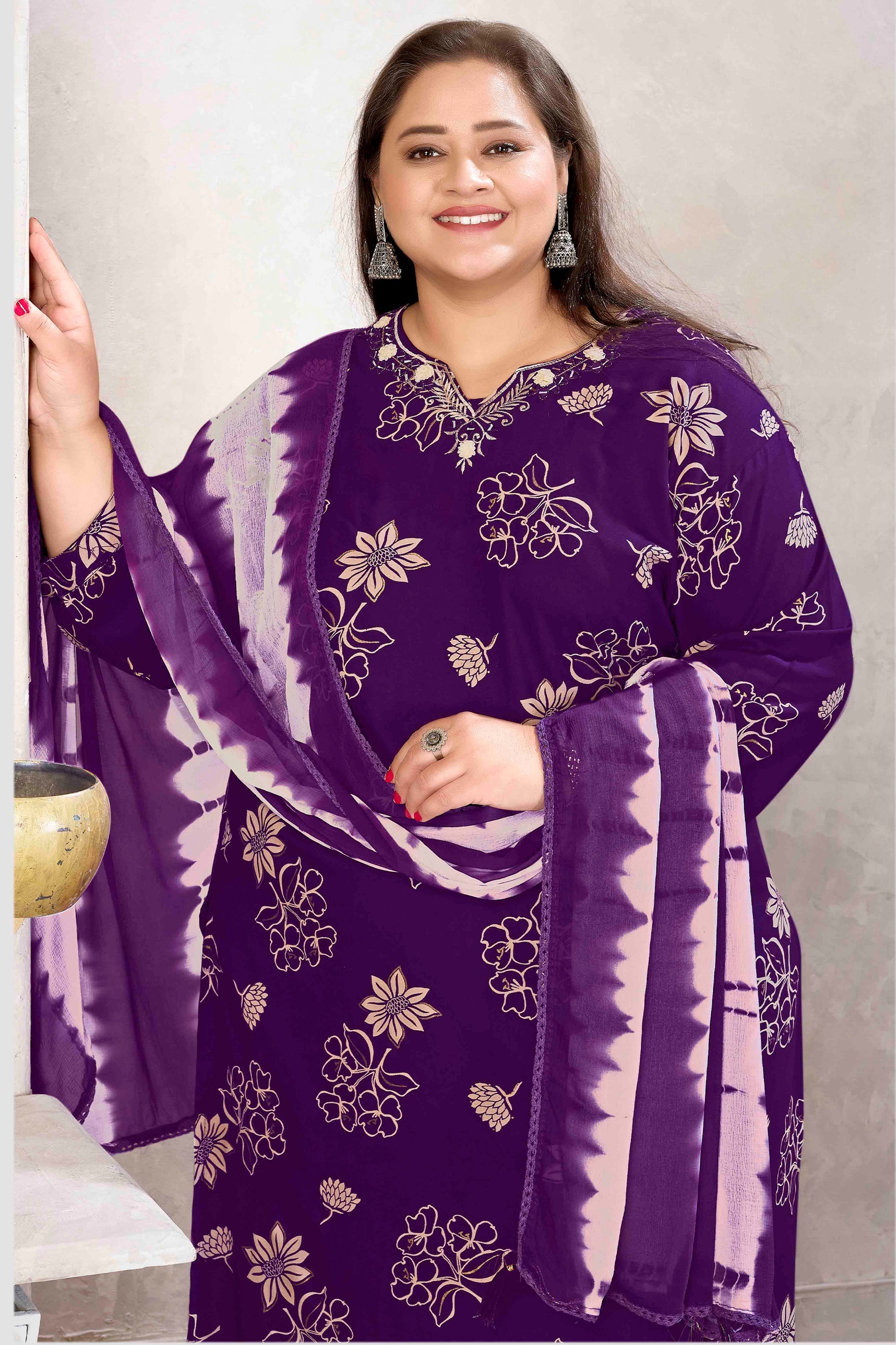 Purple Readymade Rayon Suit-SAR11768_3_SareeButa.com