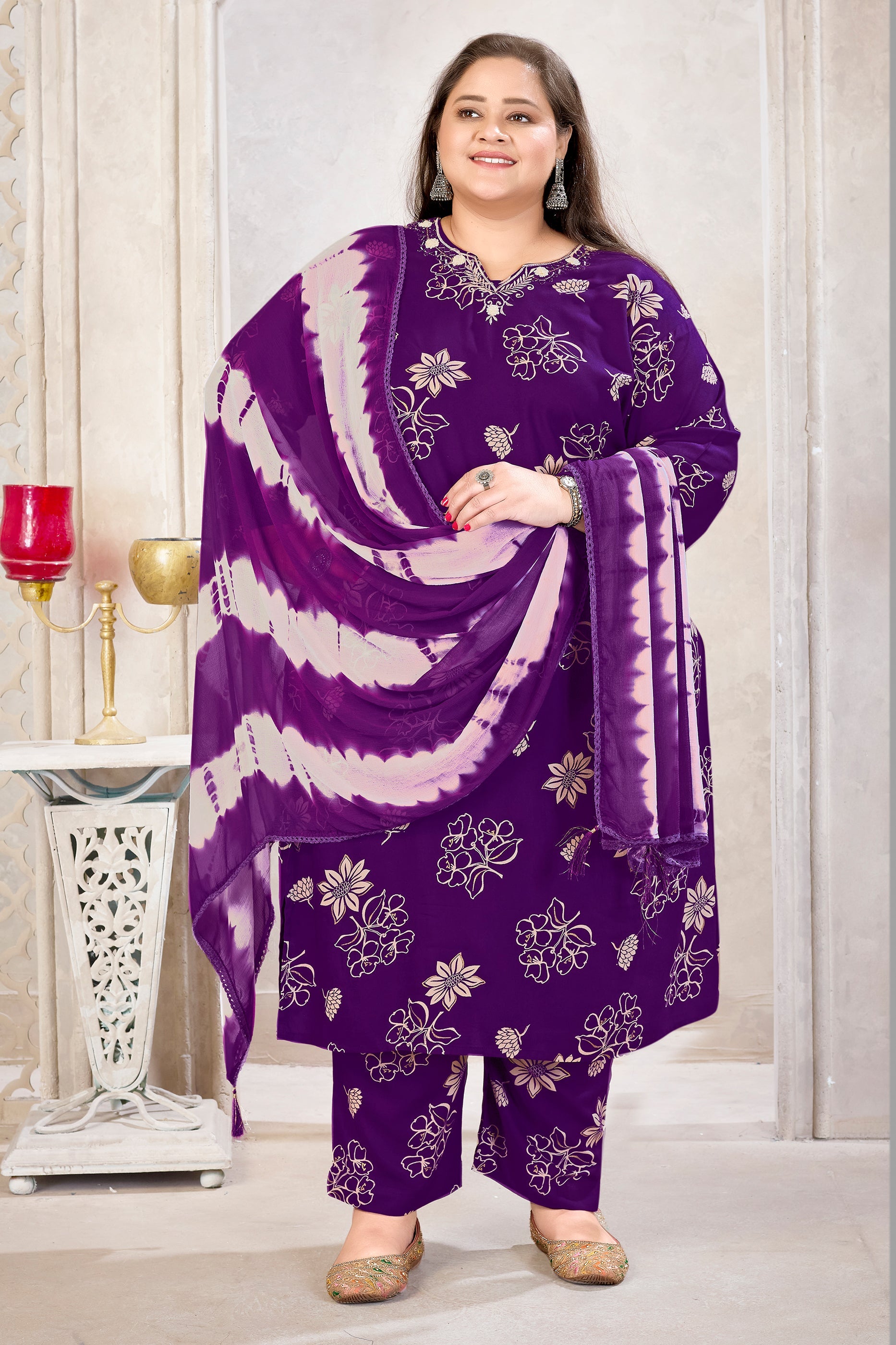 Purple Readymade Rayon Suit-SAR11768_4_SareeButa.com