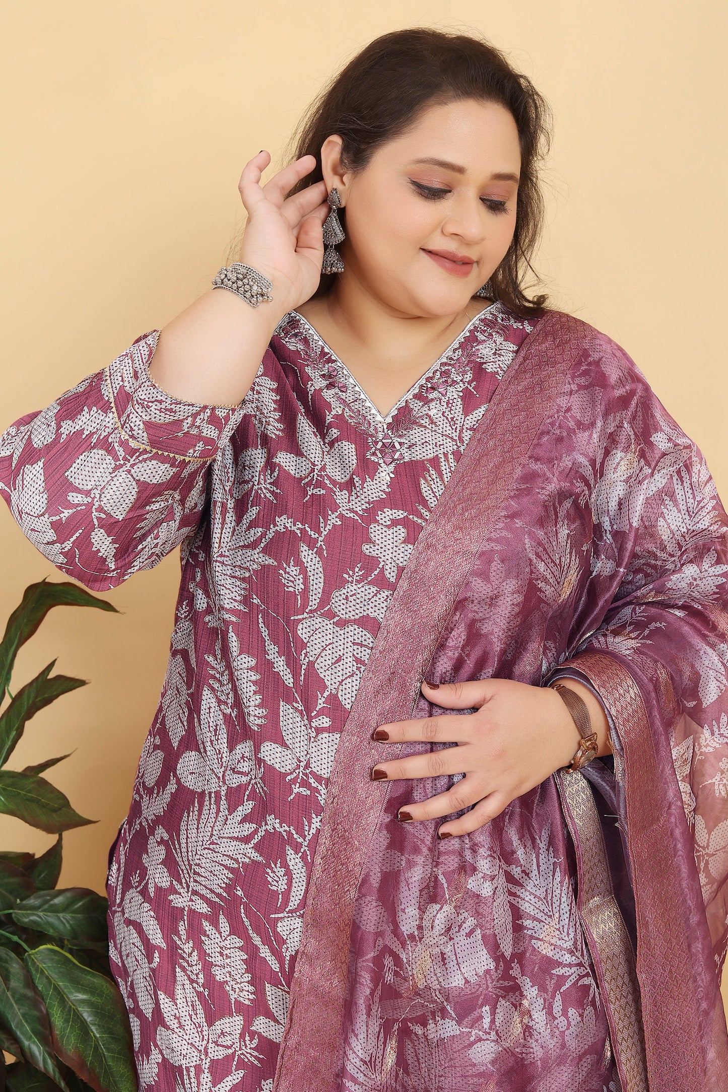 Purple Readymade Viscose Suit-SAR11757_3_SareeButa.com