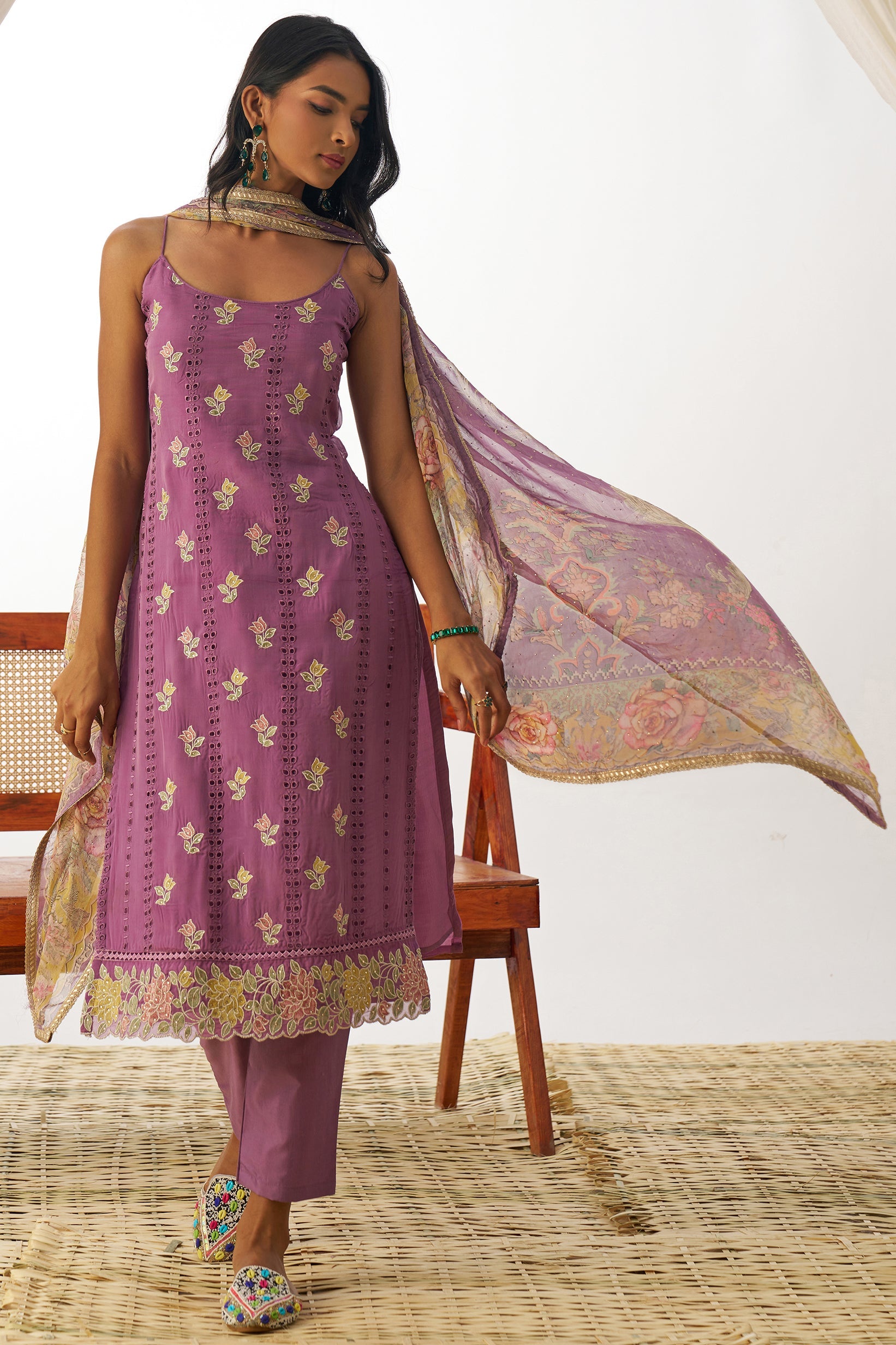 Purple Readymade Schiffli Organza Suit-SS444_4_SareeButa.com
