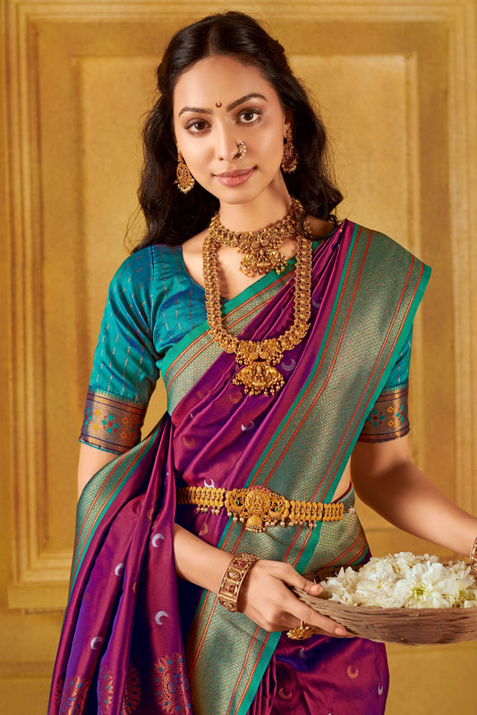 purple-silk-paithani-saree-zb132138_2_SareeButa.com