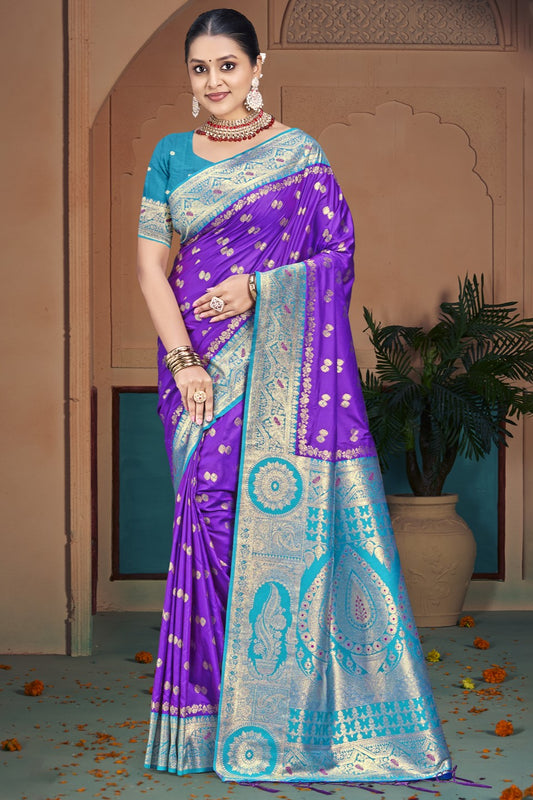 Purple Silk Saree-ZB132974_1_SareeButa.com