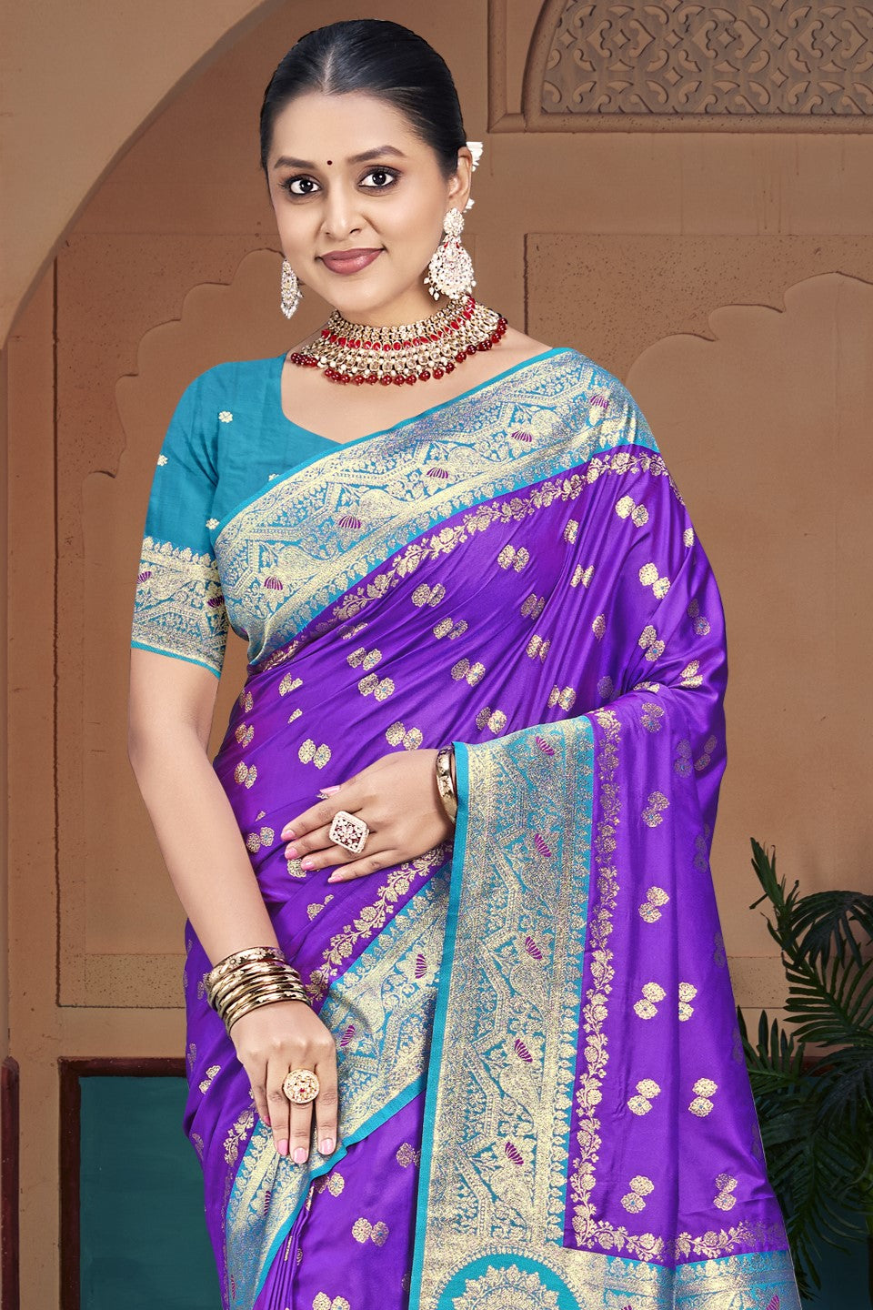 Purple Silk Saree-ZB132974_2_SareeButa.com