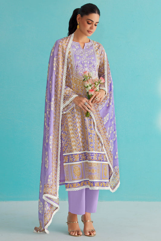 Purple Unstitched Cotton Suit-SS407_1_SareeButa.com