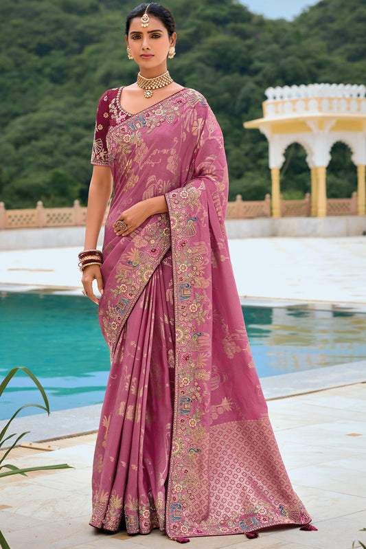 Purple Woven Banarasi Saree-ZB133332_1_SareeButa.com