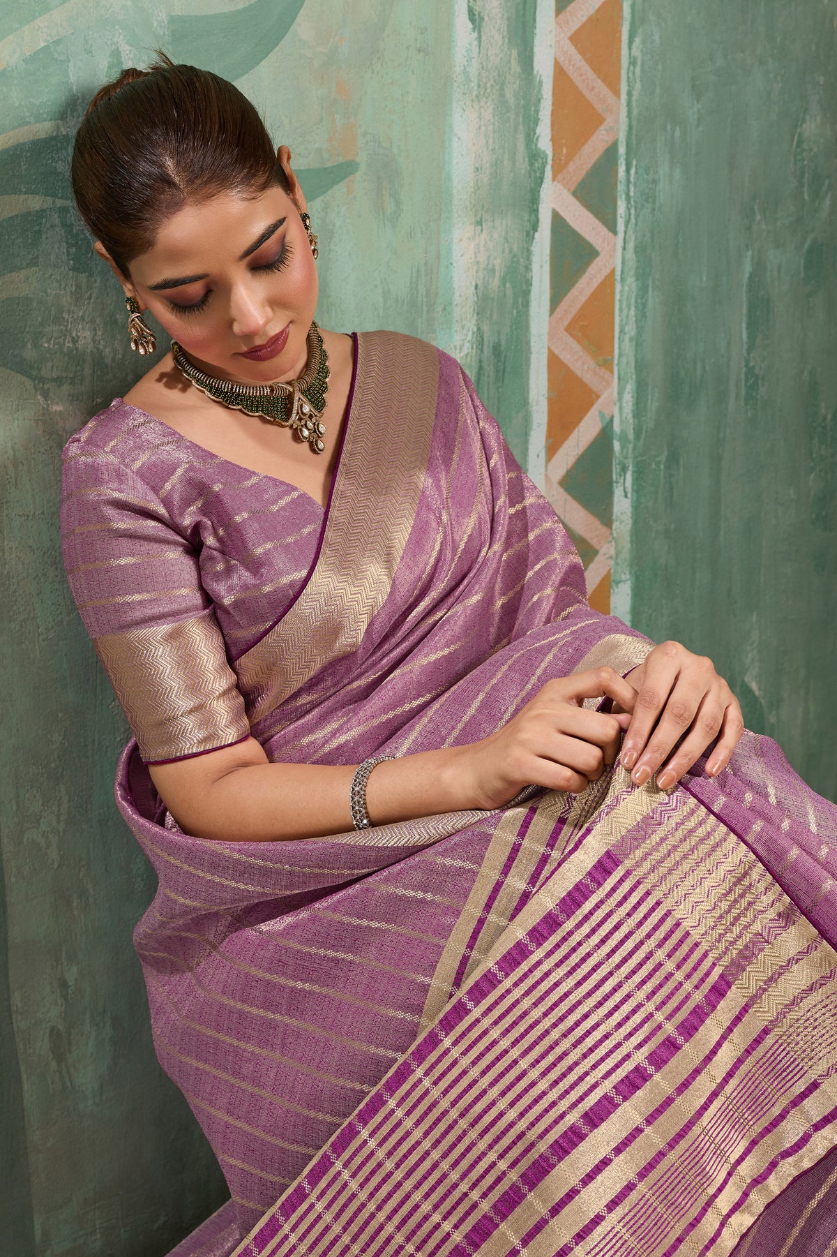 Purple Woven Cotton Tissue Saree-SAR12937_2_SareeButa.com