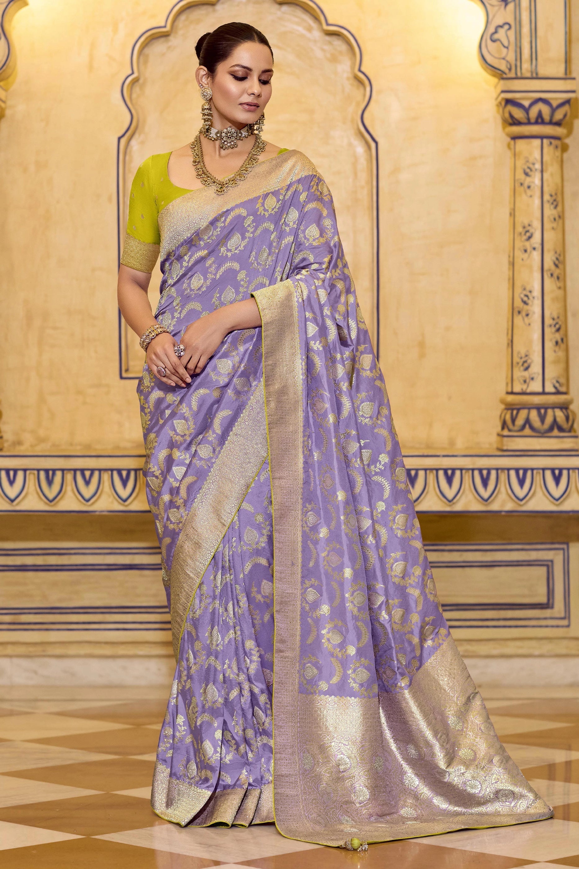 Purple Woven Crepe Silk Saree-SAR11165_1_SareeButa.com