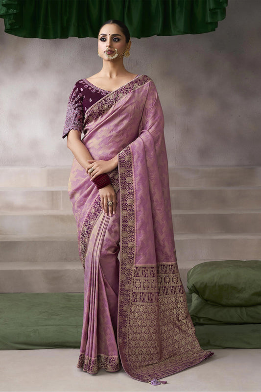 Purple Woven Crepe Silk Saree-SAR11603_1_SareeButa.com