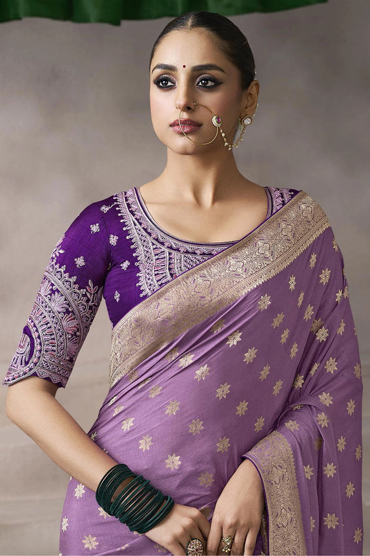 Purple Woven Crepe Silk Saree-SAR11607_2_SareeButa.com