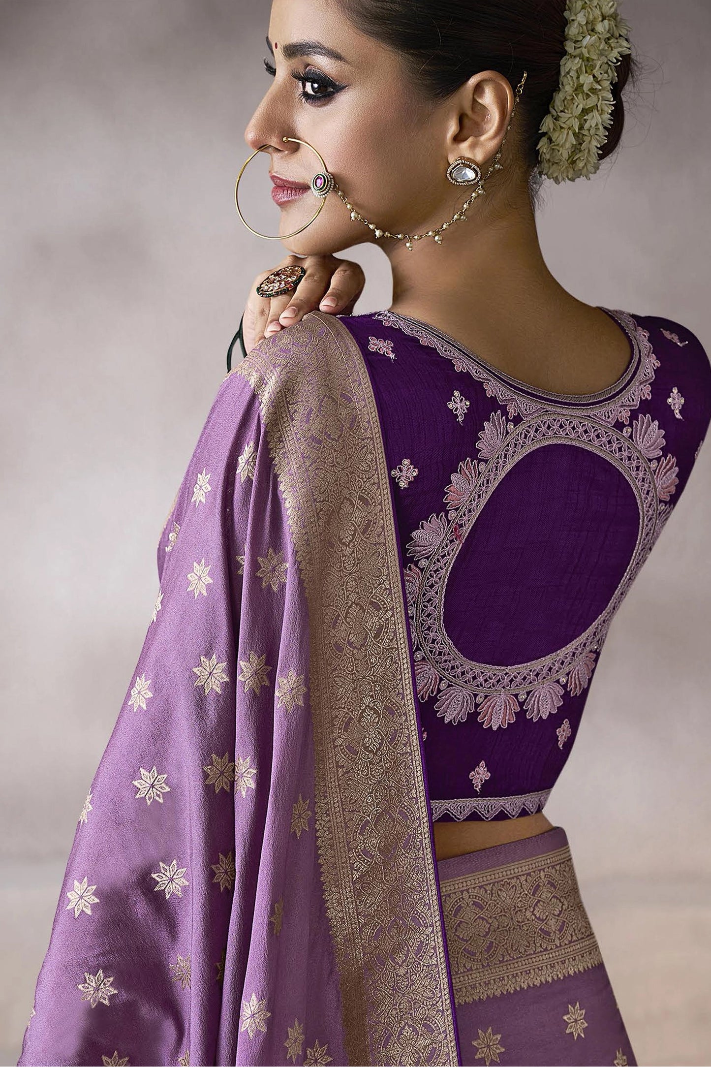 Purple Woven Crepe Silk Saree-SAR11607_3_SareeButa.com