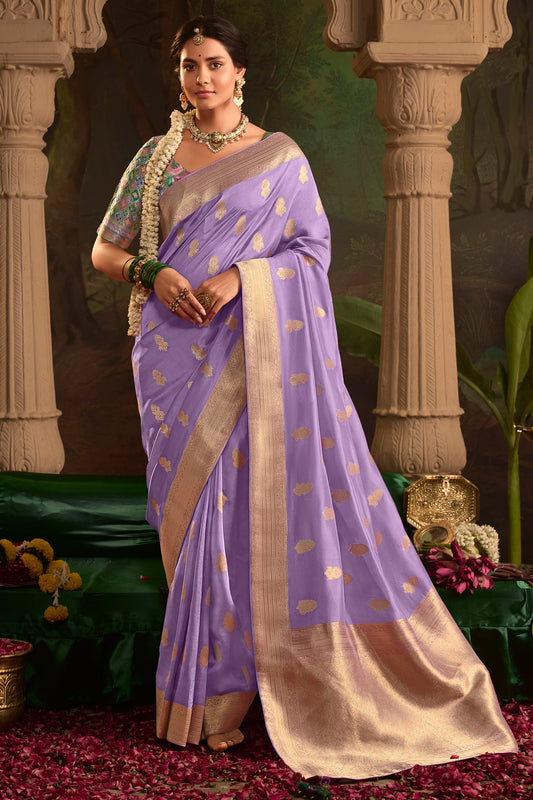 Purple Woven Crepe Silk Saree-ZB133583_1_SareeButa.com