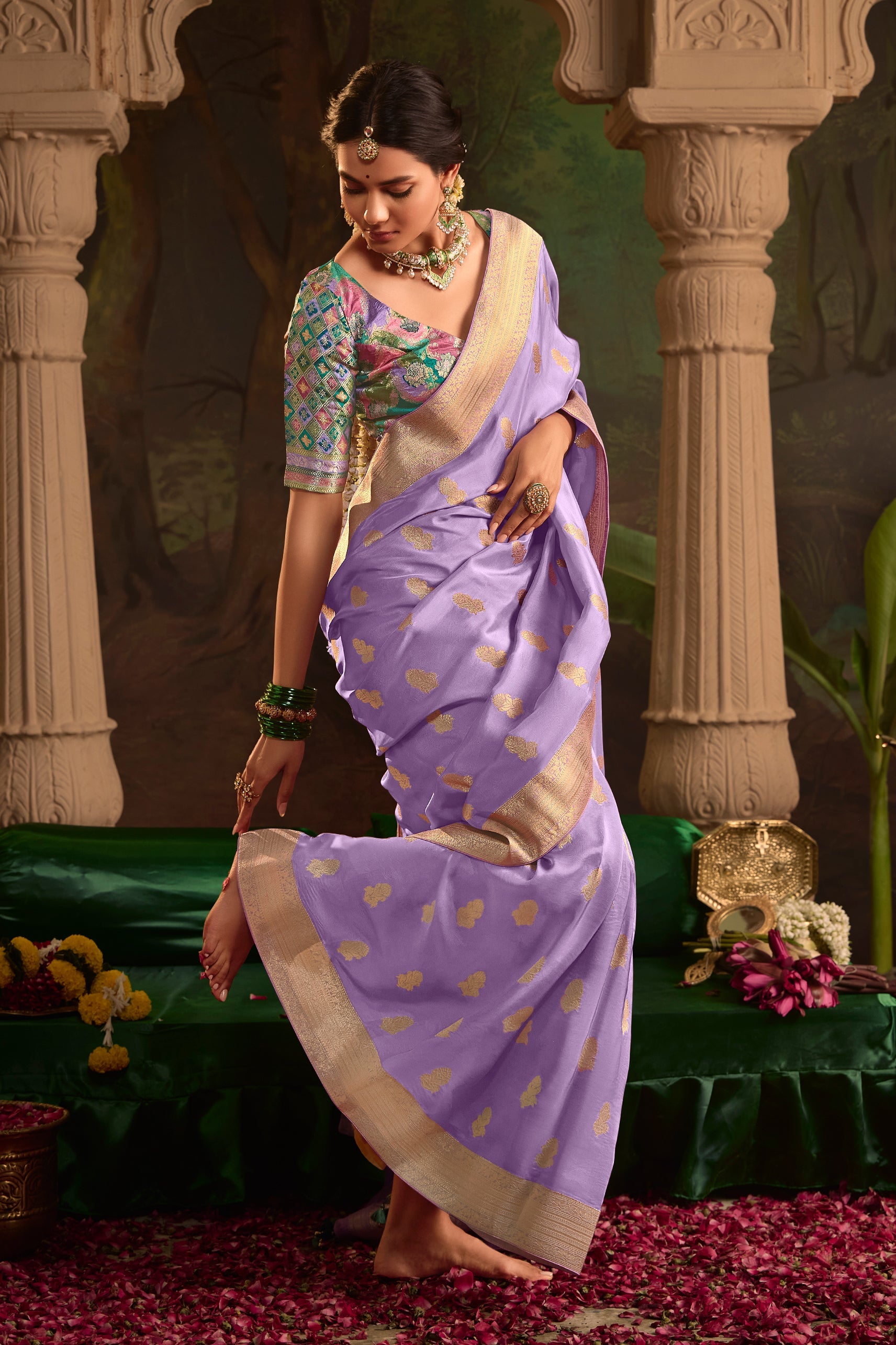 Purple Woven Crepe Silk Saree-ZB133583_4_SareeButa.com