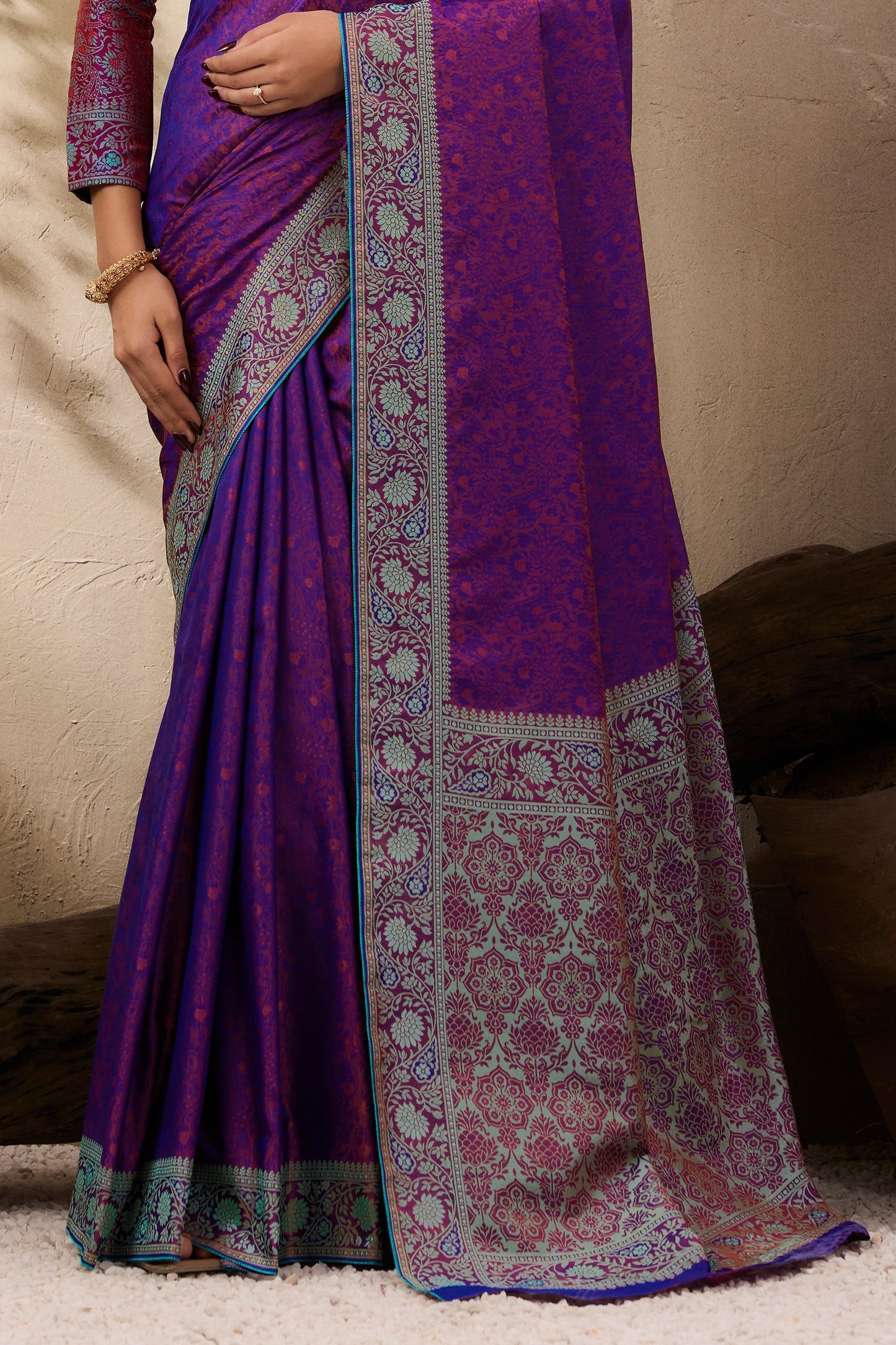 Purple Woven Kanjivaram Silk Saree-SAR11179_5_SareeButa.com