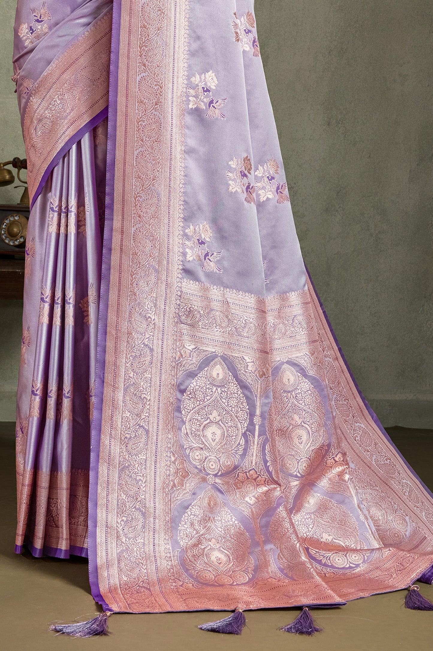Purple Woven Satin Silk Banarasi Saree-SAR11806_5_SareeButa.com