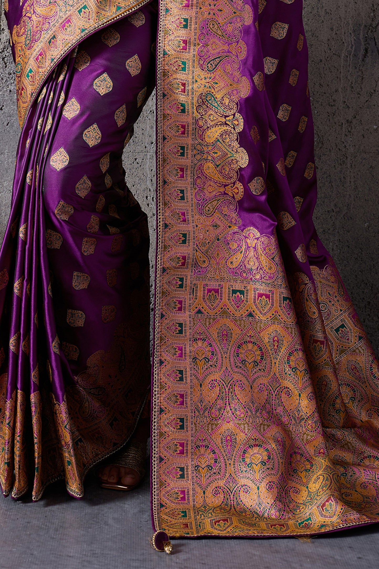 Purple Woven Satin Silk Saree-SAR12541_5_SareeButa.com