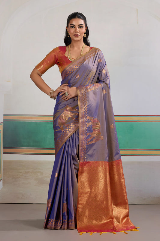 Purple Woven Silk Saree-SAR11469_1_SareeButa.com
