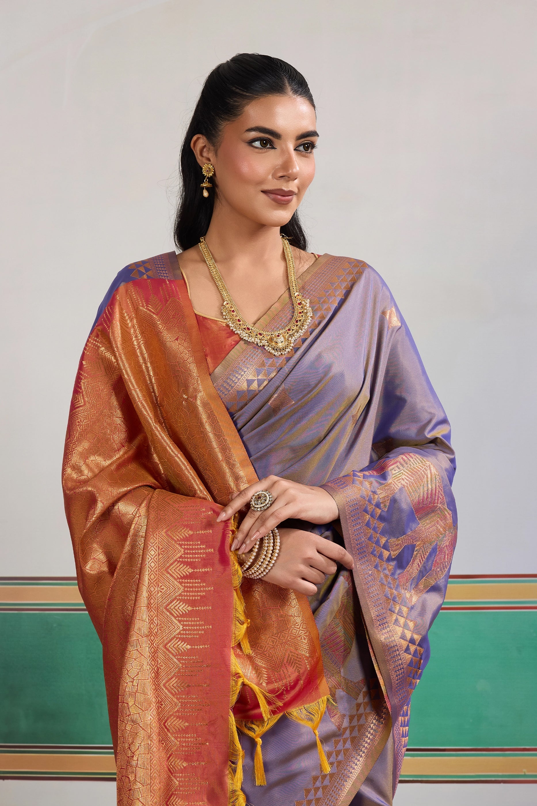 Purple Woven Silk Saree-SAR11469_2_SareeButa.com