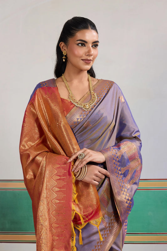 Purple Woven Silk Saree-SAR11469_2_SareeButa.com