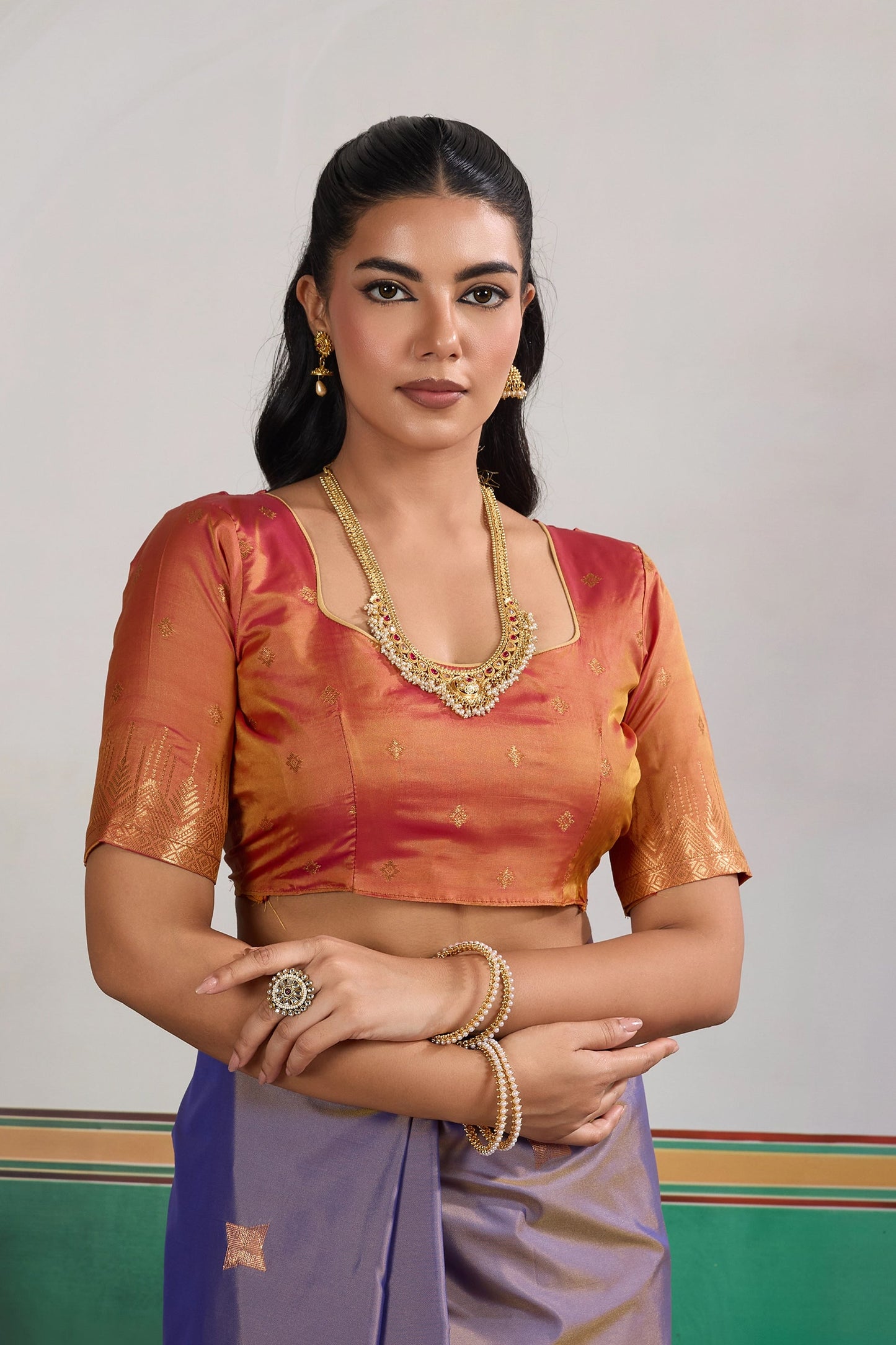 Purple Woven Silk Saree-SAR11469_4_SareeButa.com