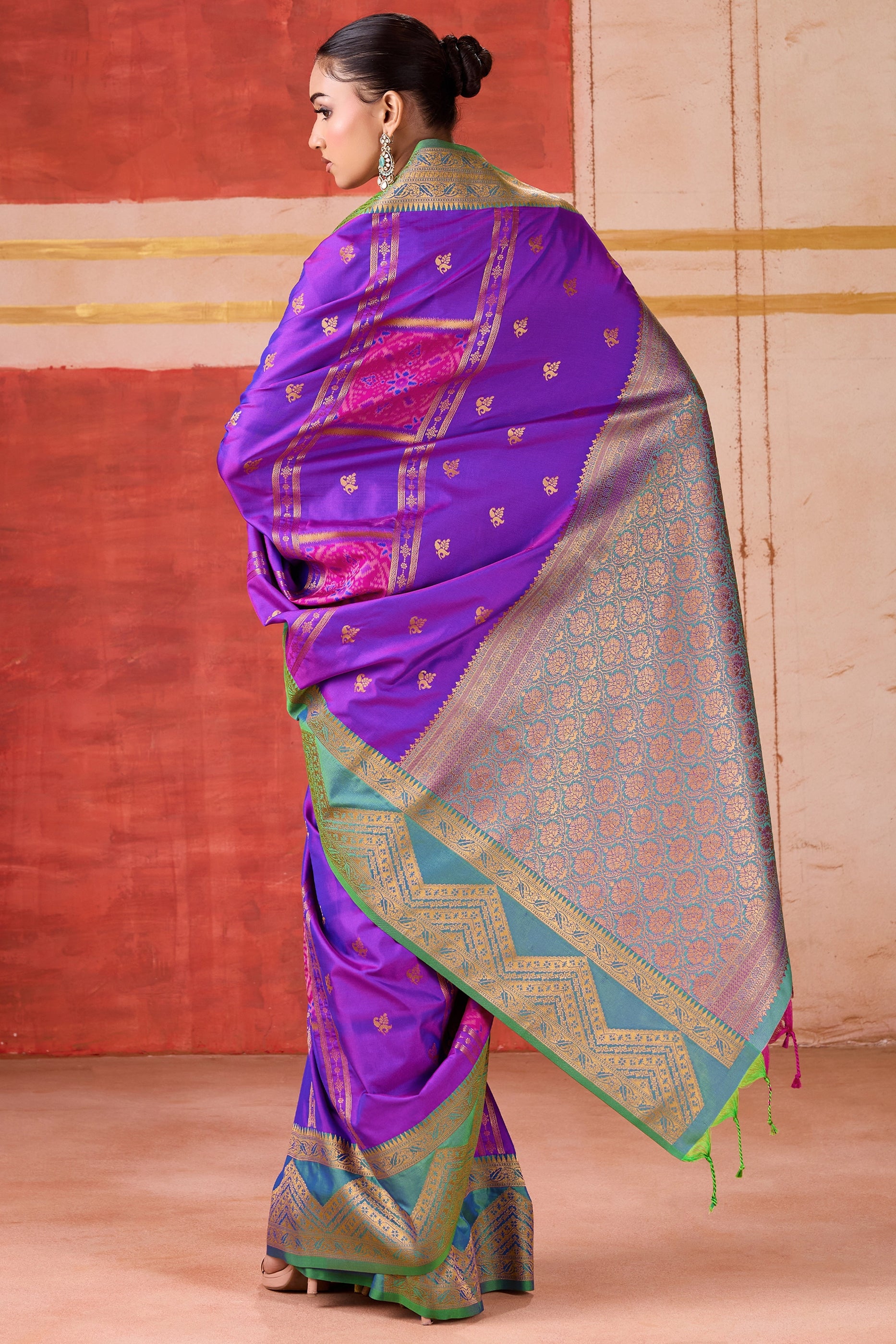Purple Woven Silk Saree-SAR11960_3_SareeButa.com