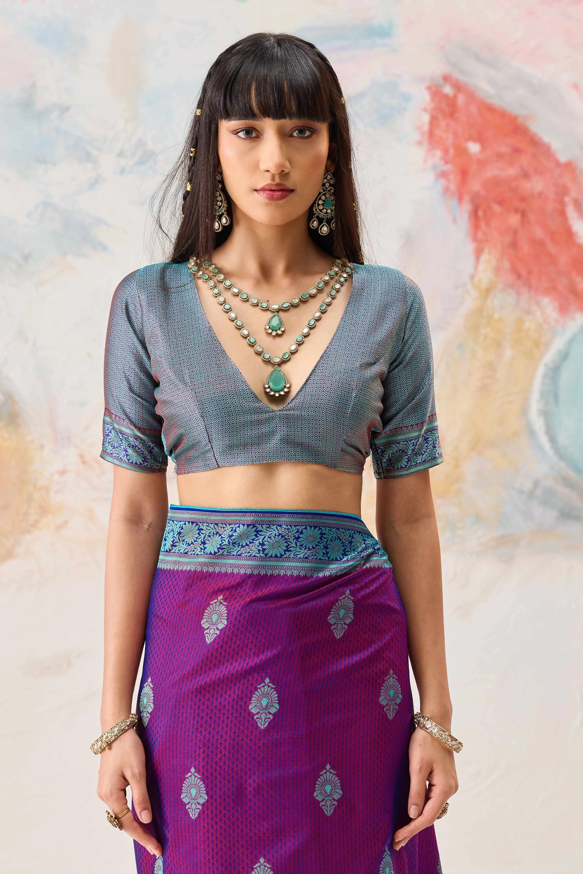 Purple Woven Silk Saree-SAR12318_5_SareeButa.com